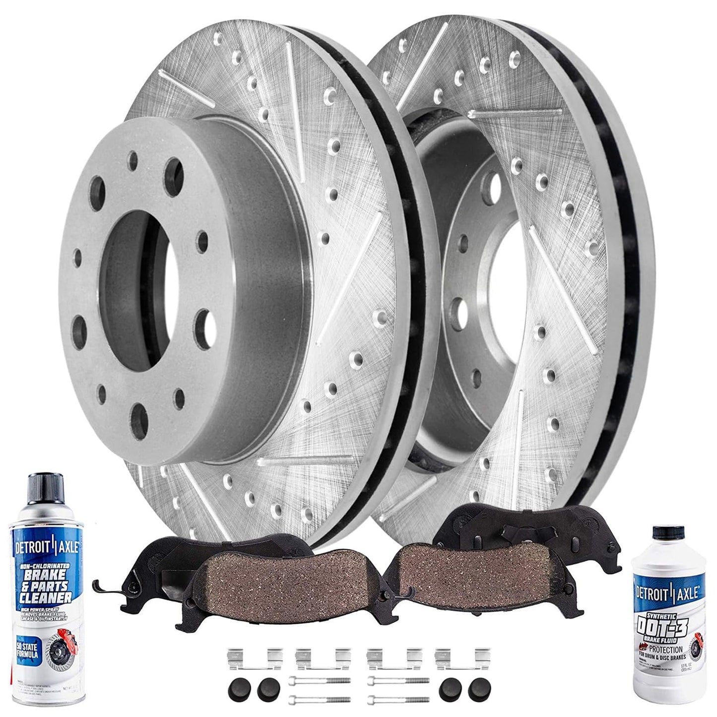 Detroit Axle - Rear Brake Kit for 2009-2019 Toyota Corolla 2010 2011 2012 2013 2014 2015 2016 2017 2018 Brake Drums Brakes Shoes Rear Replacement