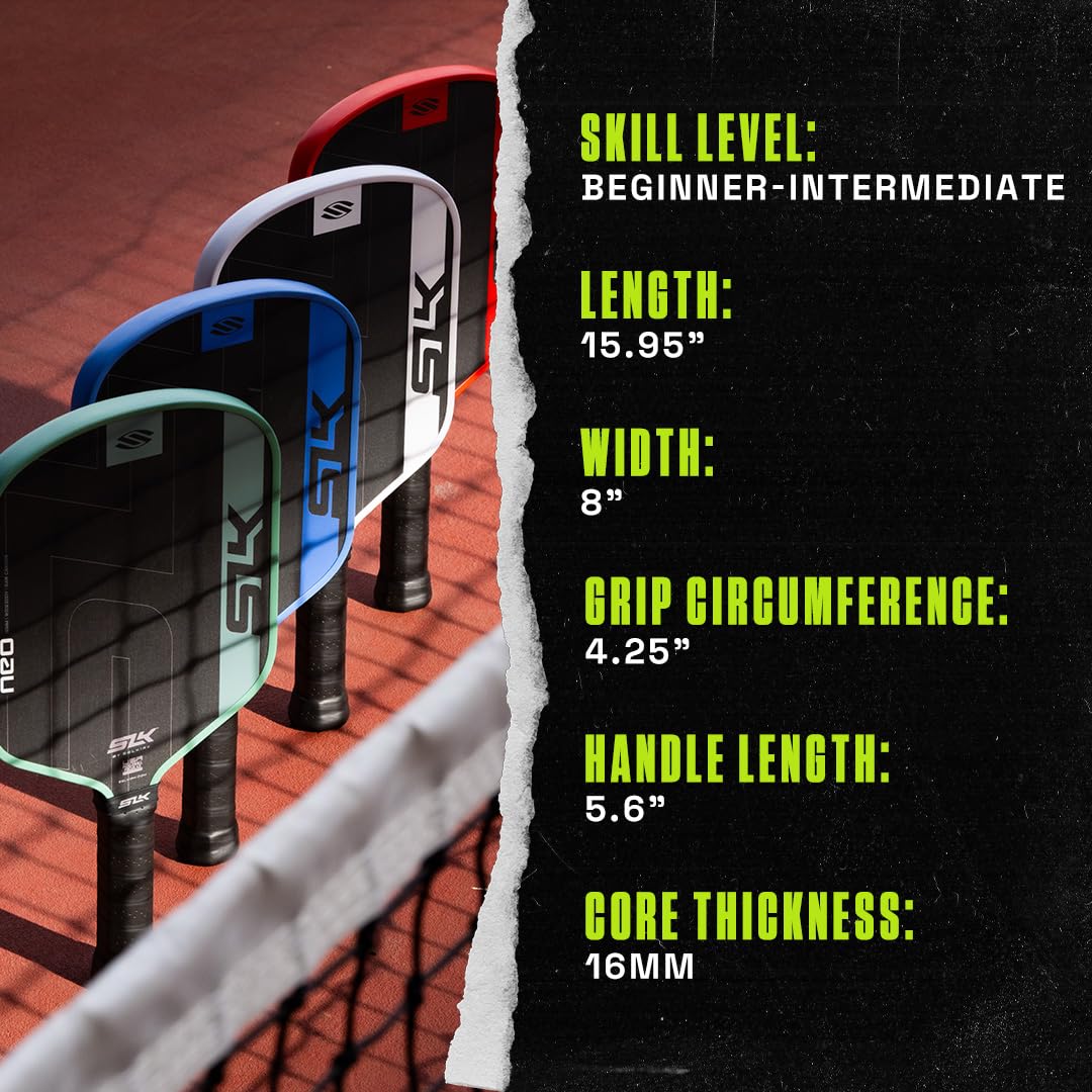 Selkirk Sport SLK Pickleball Paddles Set of 2 | Designed in The USA | Choose The SLK Neo Graphite, SLK Neo Fiberglass Pickleball Set or SLK Atlas Pickleball Bundle