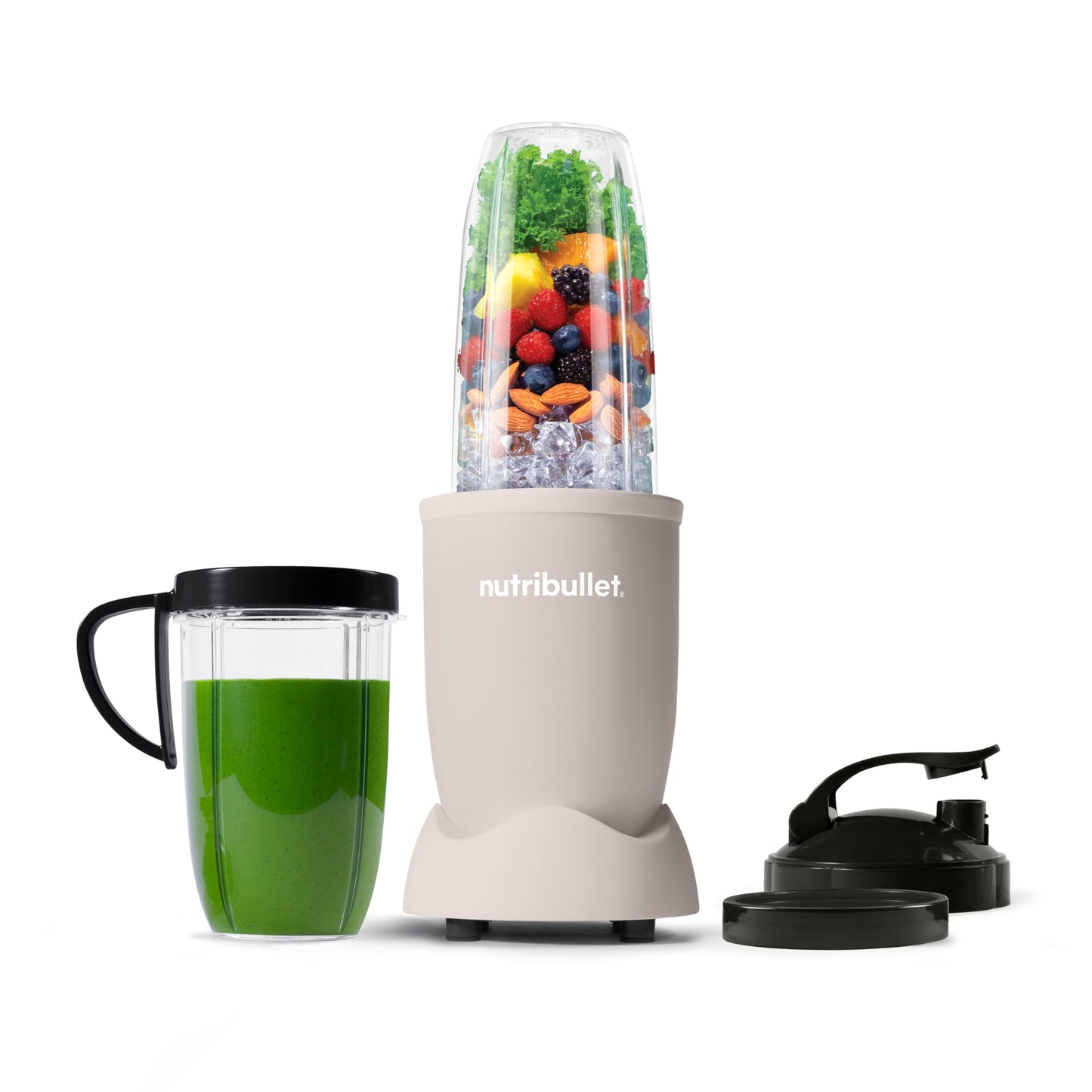 Nutribullet Personal Blender, Shakes, Smoothies, Food Prep, and Frozen Blending, 24 Ounces, 600 Watt, Dark Gray, NBR-0601WM