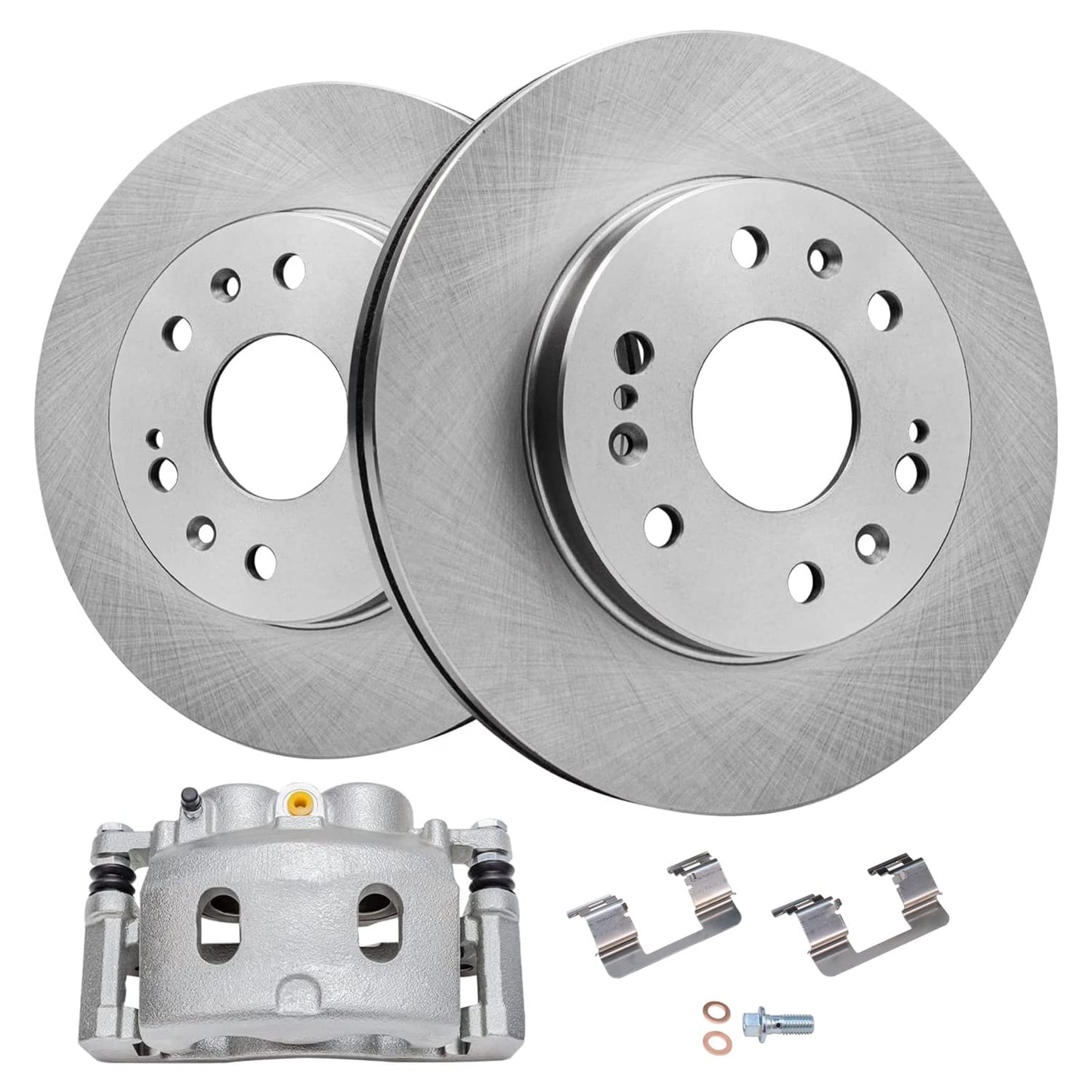 Detroit Axle - Front Brake Kit for Chevy GMC Silverado Sierra Suburban Savana Express Yukon XL 1500 Tahoe Avalanche Escalade ESV EXT XTS Brake Rotors Ceramic Brakes Pads : 12.99" inch Rotor