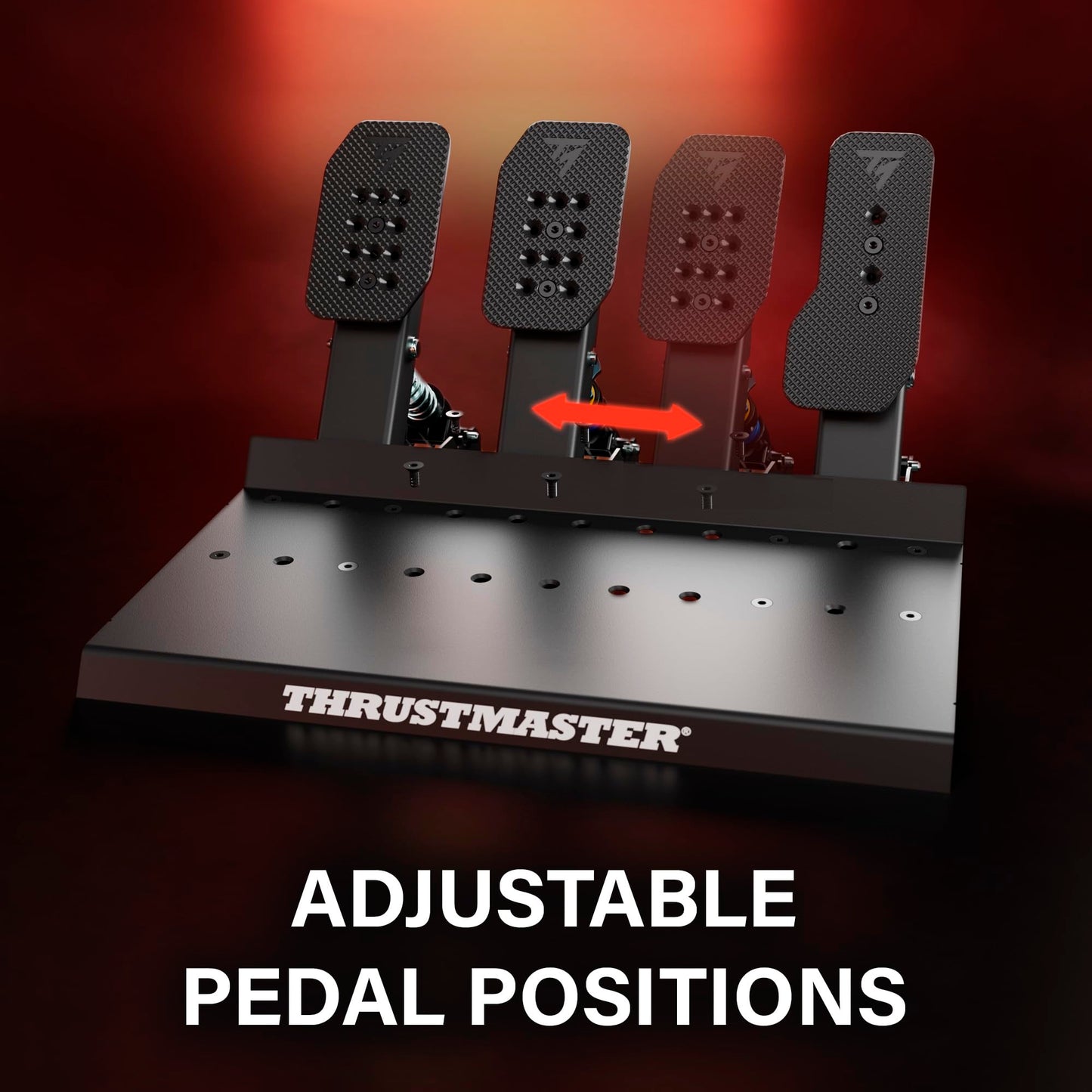 Thrustmaster Raceline Pedals III Modular Sim Racing Pedals - PS5, XBOX & PC | 3-pedal all-metal build, H.E.A.R.T sensors, 3 pressure adjustments, multiple springs, non-slip pads, load-cell upgrade ready