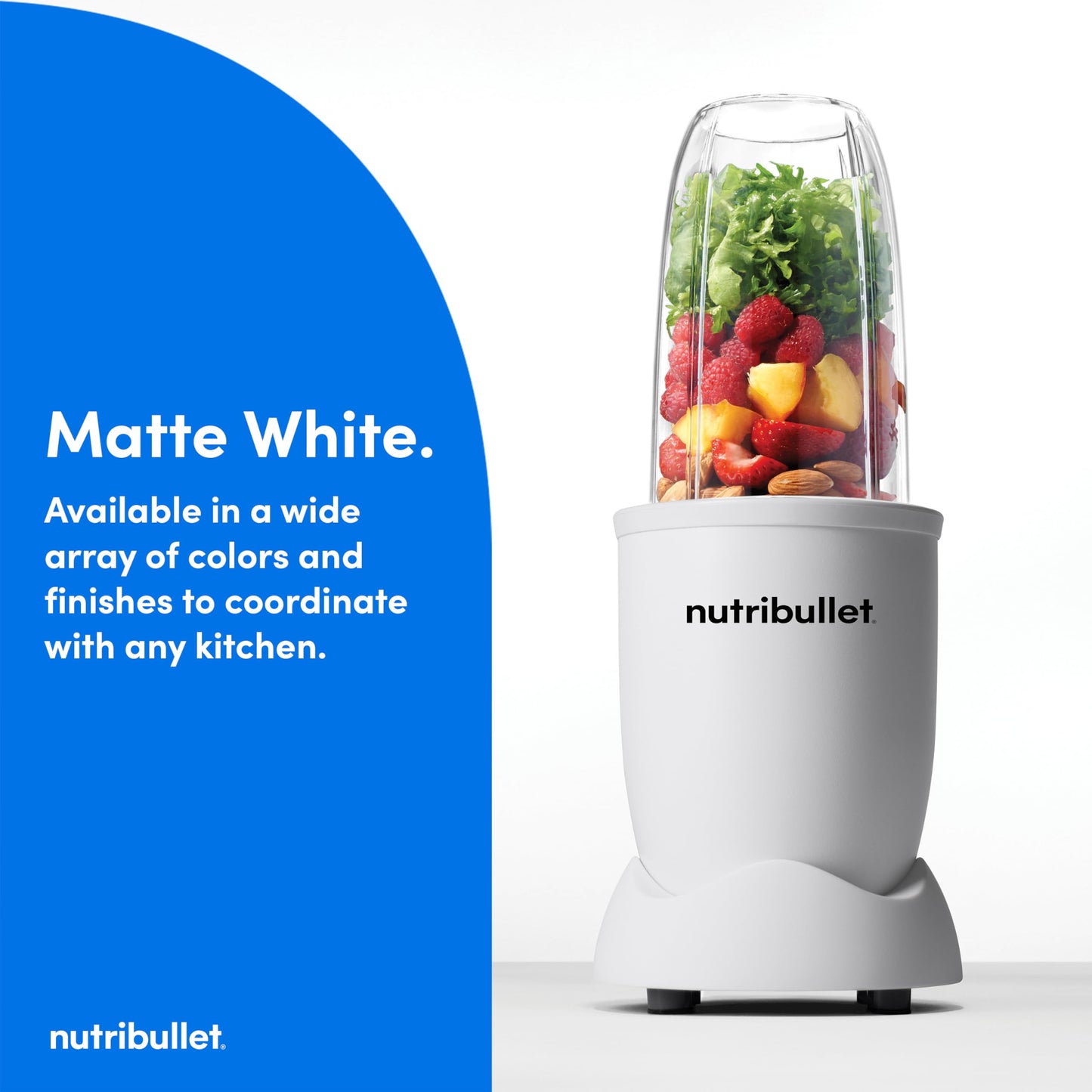 Nutribullet Personal Blender, Shakes, Smoothies, Food Prep, and Frozen Blending, 24 Ounces, 600 Watt, Dark Gray, NBR-0601WM