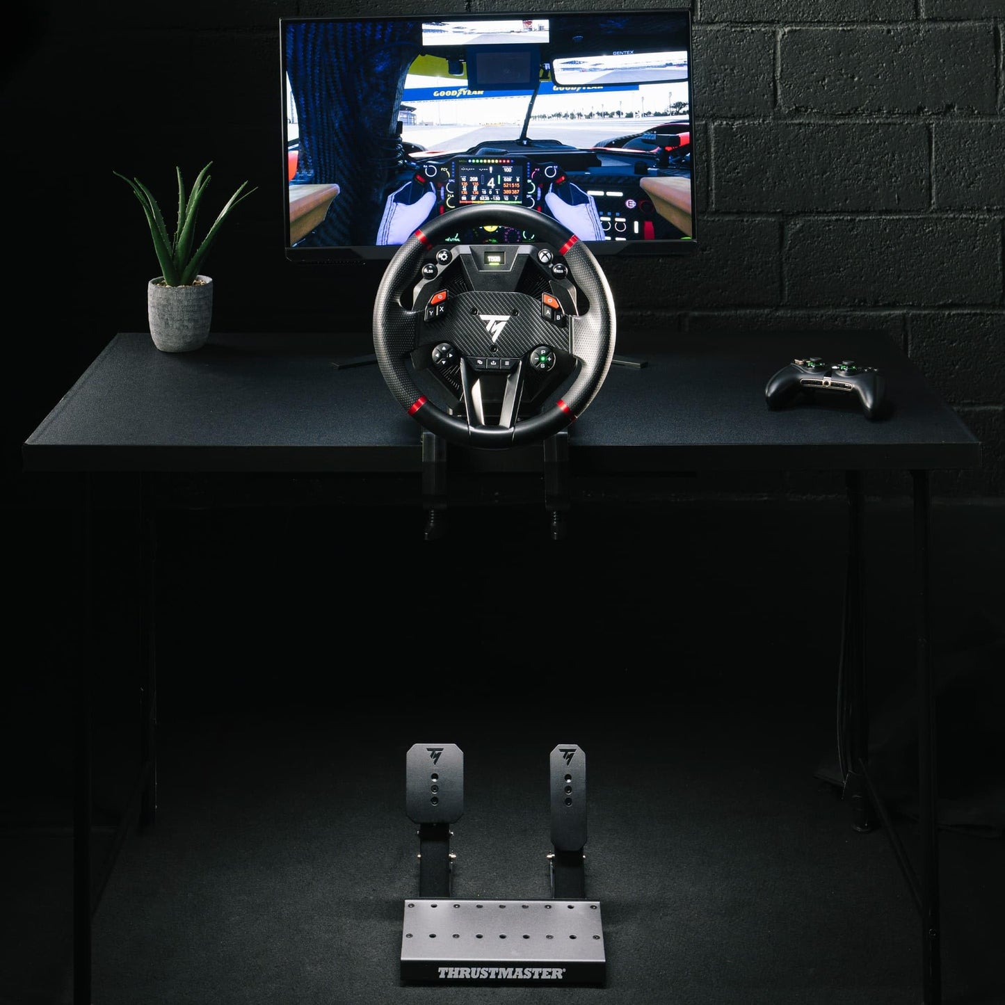 Thrustmaster T598 Direct Drive Racing Wheel & Pedal Set - PS5 & PC | Direct drive motor with magnetic paddles and pedal set for racing, simulation and gaming