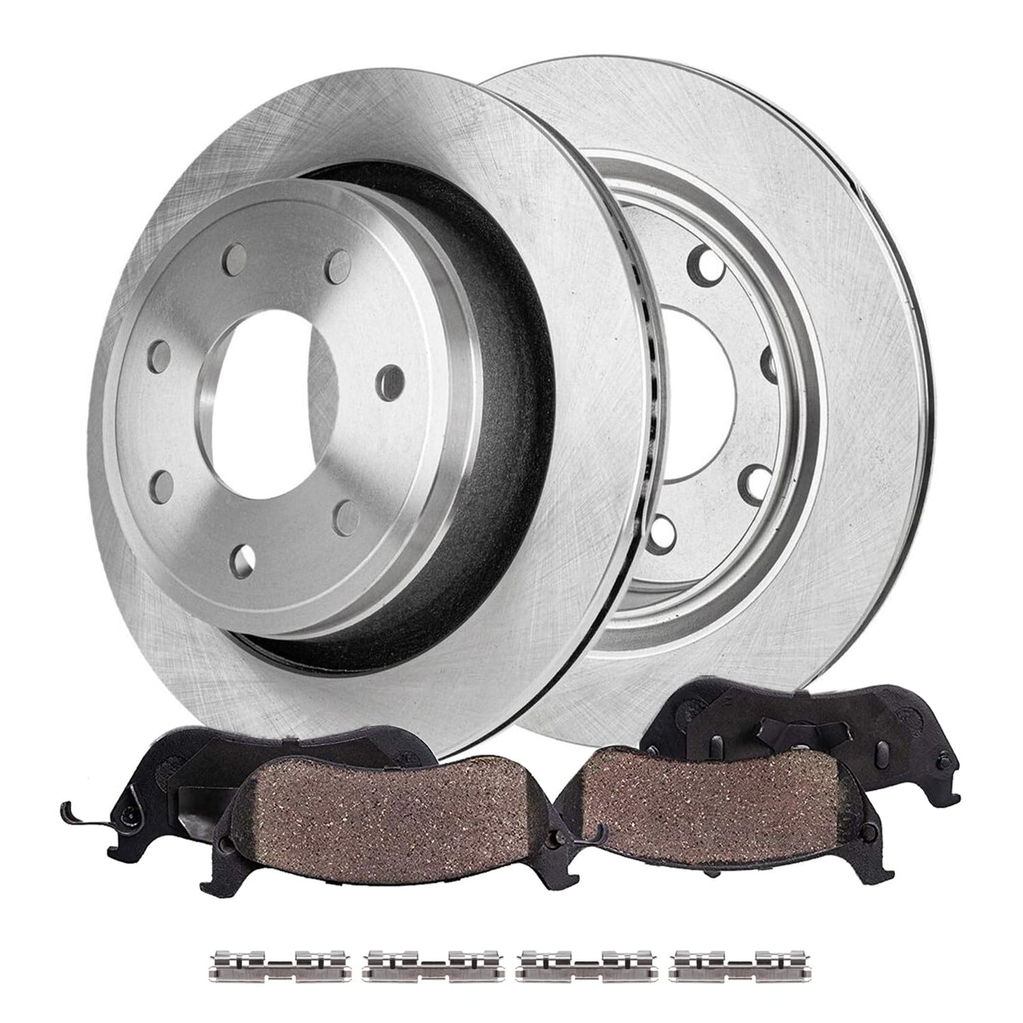 Detroit Axle - Rear Brake Kit for 2018-2020 Chevy Equinox GMC Terrain | Buick Regal TourX 2017-2019 LaCrosse, Disc Brake Rotors Ceramic Brake Pads Replacement 11.34" inch Brake Rotors