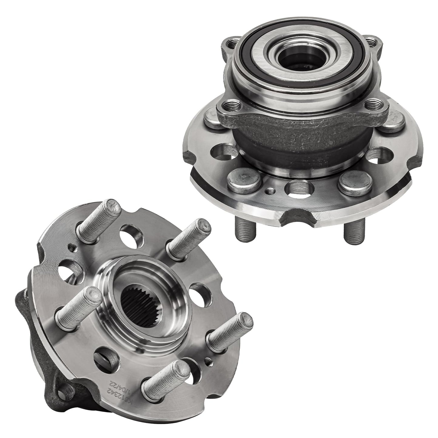 Detroit Axle - Pair 2WD Front Wheel Bearing Hub Assembly for 99-06 Chevy Silverado Sierra 1500, 00-06 Suburban 1500 Tahoe Yukon GMC Yukon XL 1500, 02-06 Cadillac Escalade 6 Lugs [with ABS]
