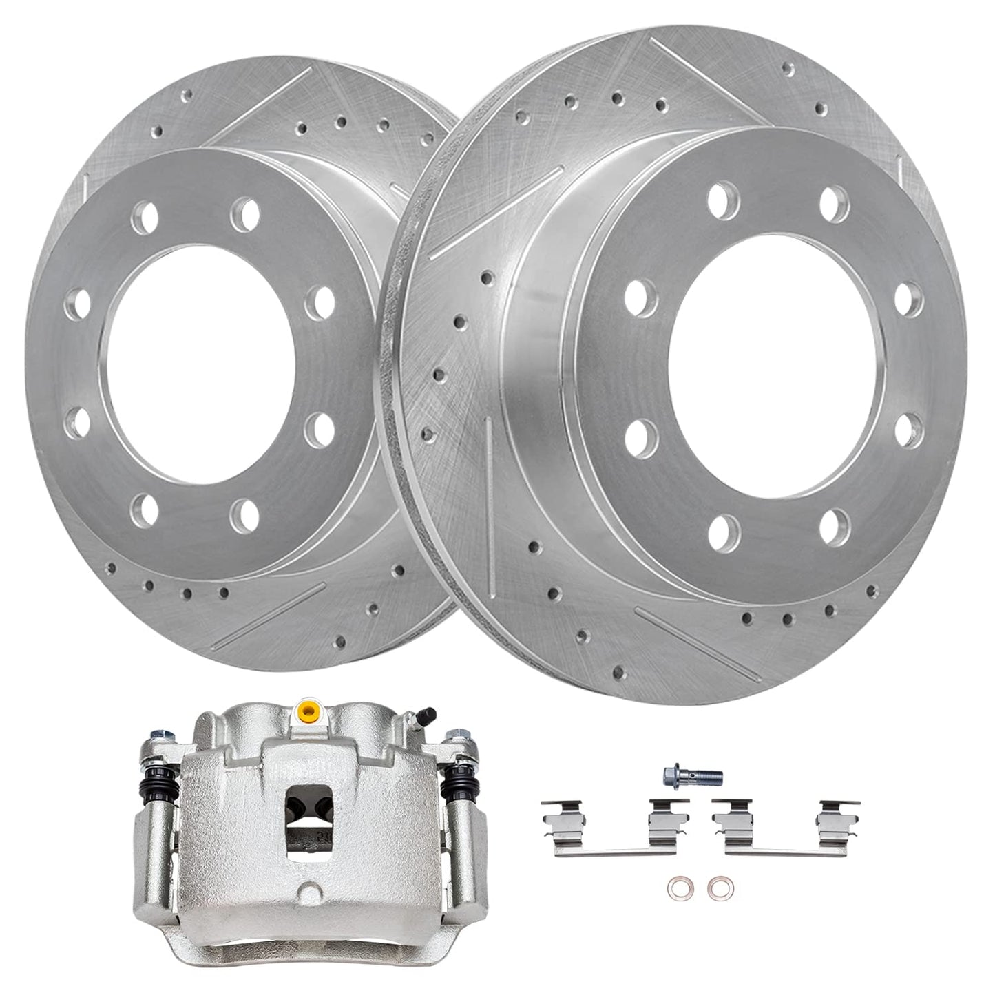 Detroit Axle - Brake Kit for 2013-2025 Nissan Altima Disc Brake Rotors Ceramic Brakes Pads 2014 2015 2016 2017 2018 2019 2020 2021 2022 2023 2024 Replacement: 11.65" inch Front 11.46" inch Rear Rotor