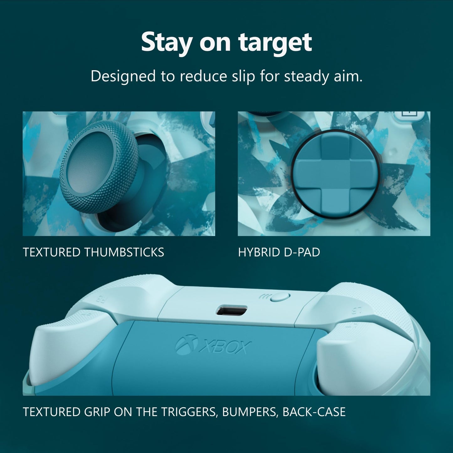 Xbox Wireless Gaming Controller | Ice Breaker Special Edition | Console, PC, and Android | Textured Grip | Wireless, Bluetooth, USB-C Connectivity