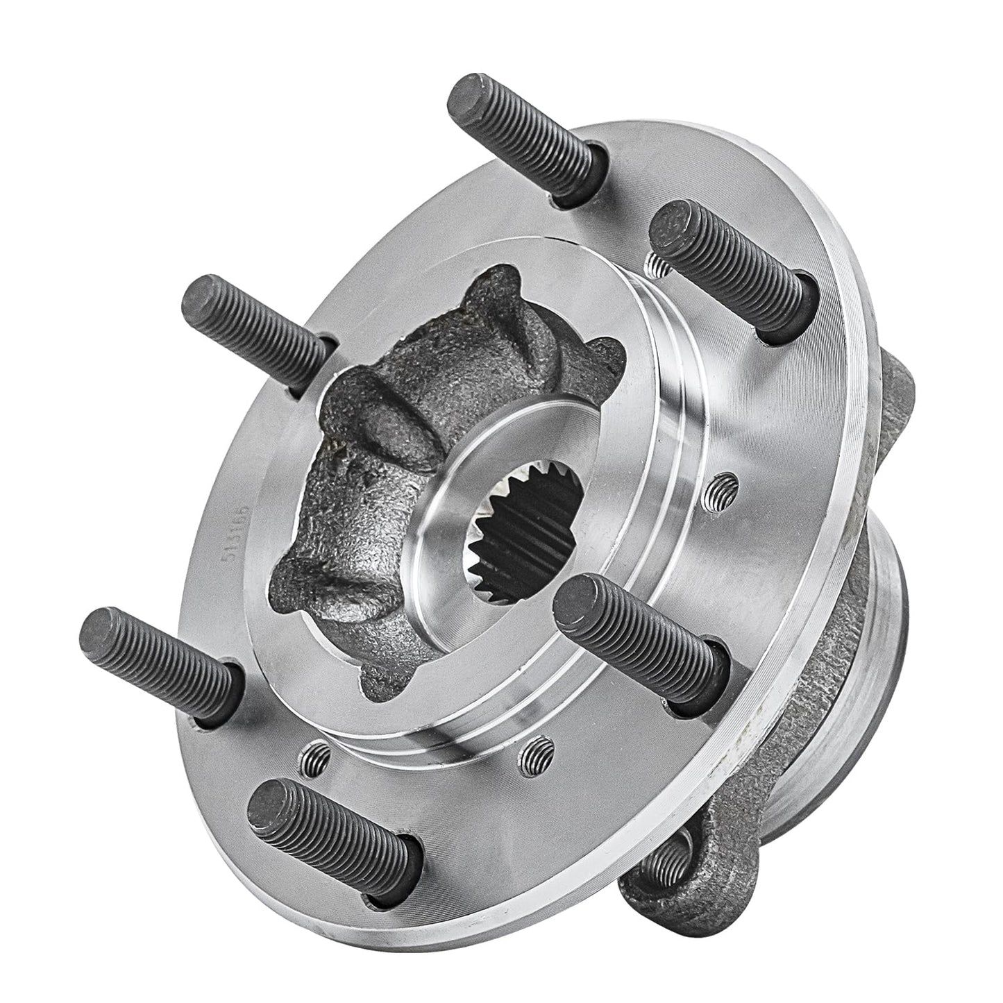 Detroit Axle - 2pc Front Wheel Bearing Hubs for 00-13 Chevy Impala Monte Carlo, 97-08 Pontiac Grand Prix, 06-11 DTS, 05-09 Buick Lacrosse, 06-11 Lucerne, 00-05 Lesabre, Pair Wheel Bearings and Hubs