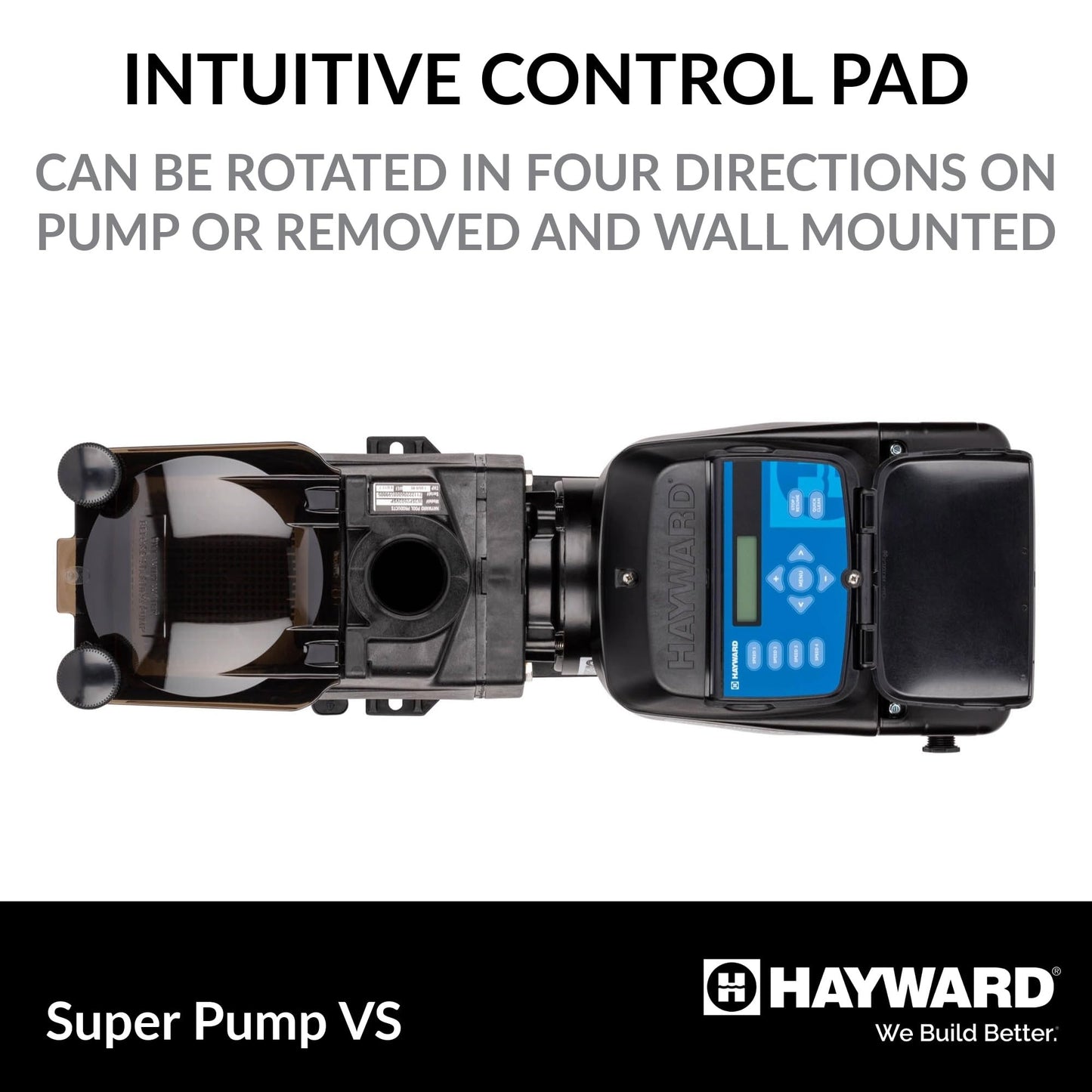 Hayward Pool Pump Inground Pools Super Pump 1 HP (W3SP2607X10 replacement for SP2607X10 pump for in-ground pools)