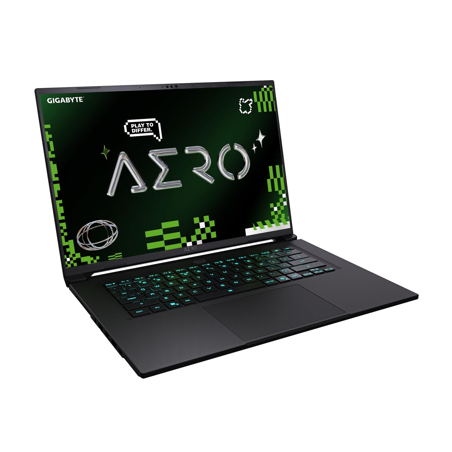 GIGABYTE AERO X16, Copilot+ PC - 165Hz 2560x1600 WQXGA - Manufactured by NVIDIA GeForce RTX 5070 - AMD Ryzen AI 9 HX 370-1TB SSD with 32GB DDR5 RAM - Windows 11 Home - Space Gray - 2WHA3USC64AH