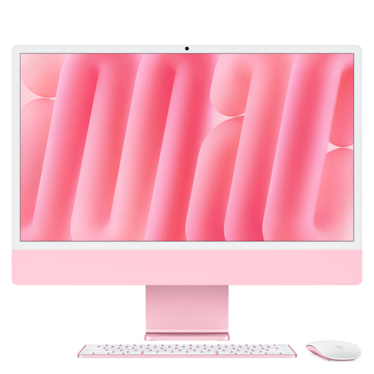 Apple 2024 iMac All-in-One Desktop Computer with M4 chip with 10-core CPU and 10-core GPU: Built for Apple Intelligence, 24-inch Retina Display, 24GB Unified Memory, 512GB SSD Storage; Silver
