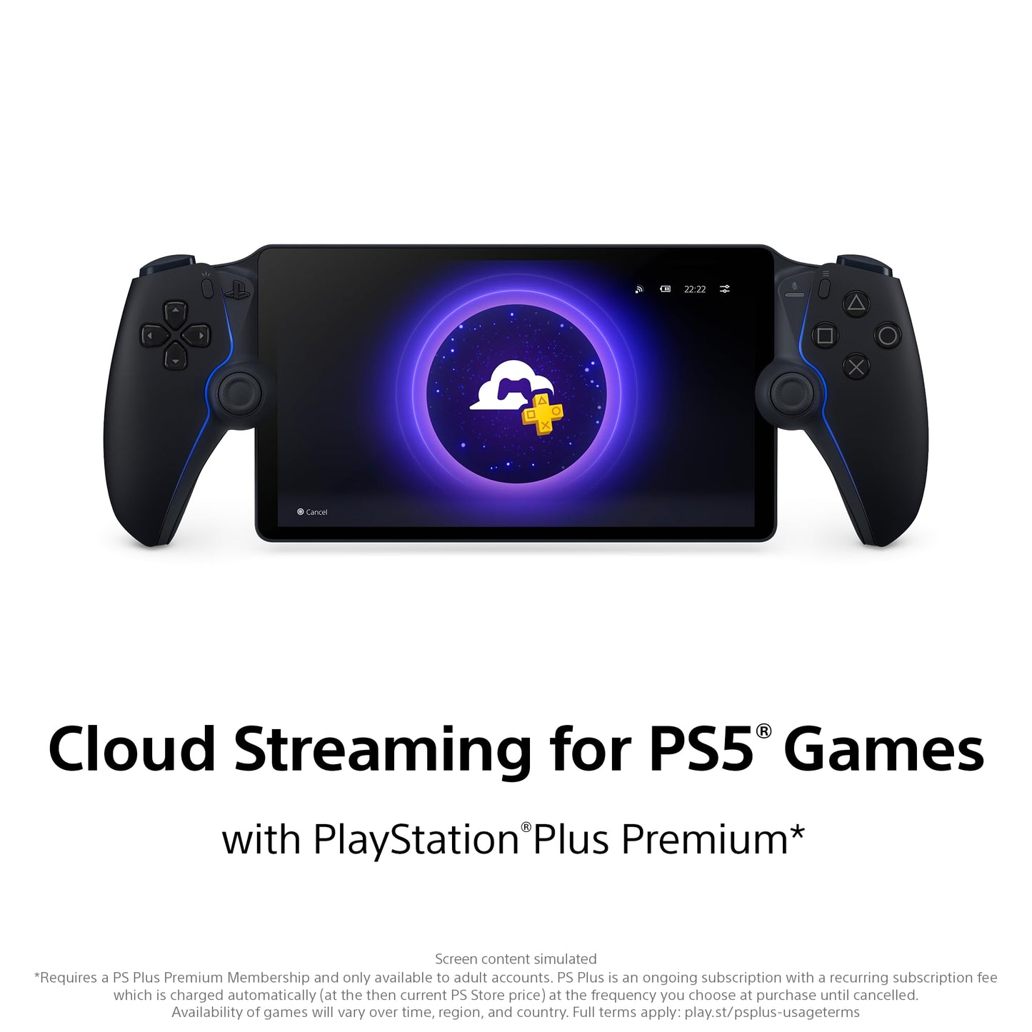 PlayStation 5 Portal Remote Player - Midnight Black