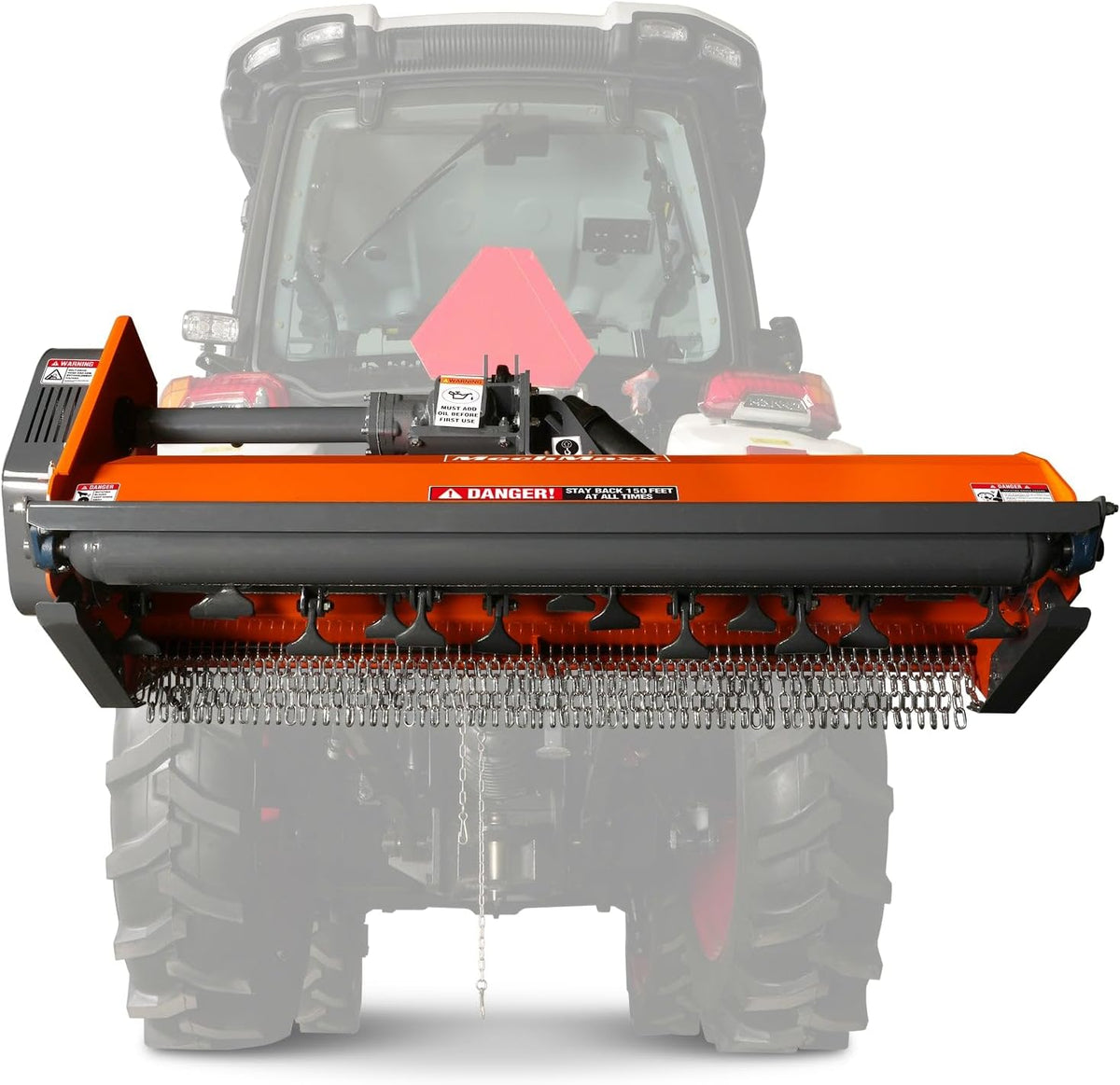 60'' inch PTO Powered 3 Point Standard Duty Flail Mower for 15-35hp Tractor, NOT Suitable for Quick Hitch, Model EFS60