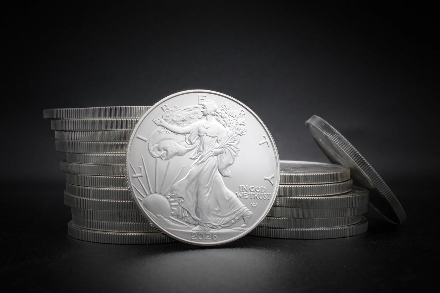 2026-1 oz American Silver Eagle Coin Brilliant Uncirculated with Certificate of Authenticity $1 Seller BU
