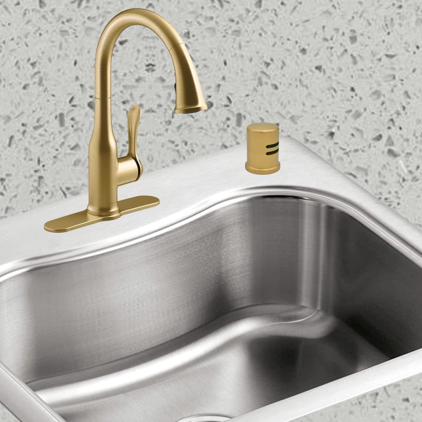 Dishwasher Air Gap Cover Black only, Skirted, Replacement Black air gap dishwasher,Solid Brass,Matte Black Finish