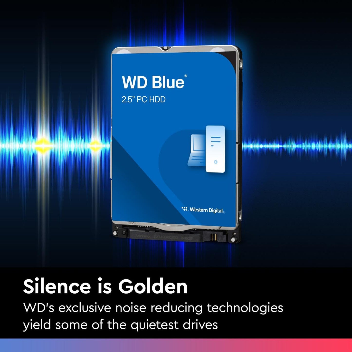 Western Digital 8TB WD Blue PC Internal Hard Drive HDD - 5640 RPM, SATA 6 Gb/s, 256 MB Cache, 3.5" - WD80EAAZ