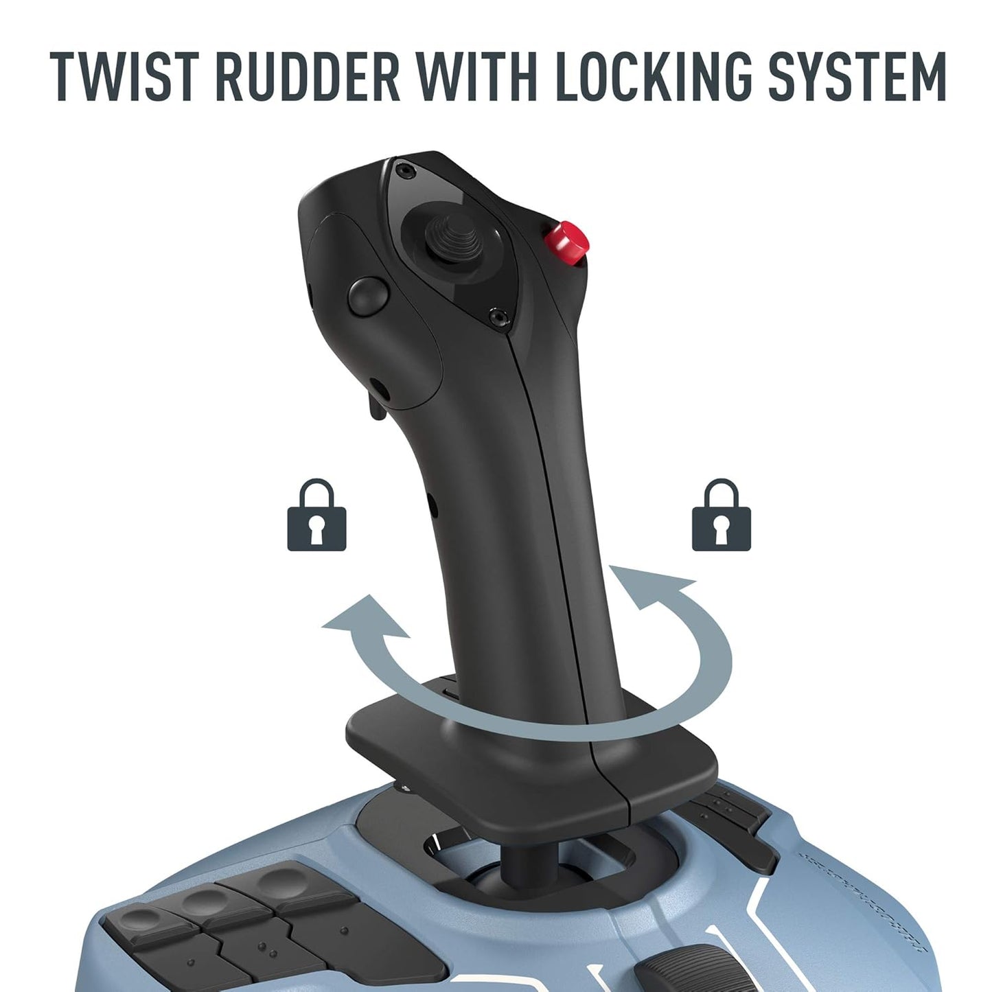 Thrustmaster TCA Sidestick Airbus Edition Flight Sim Joystick - PC | A320 1:1 replica, drift-free magnetic sensor, 17 mappable action buttons, built-in throttle, thrust reverser, Hall sensor
