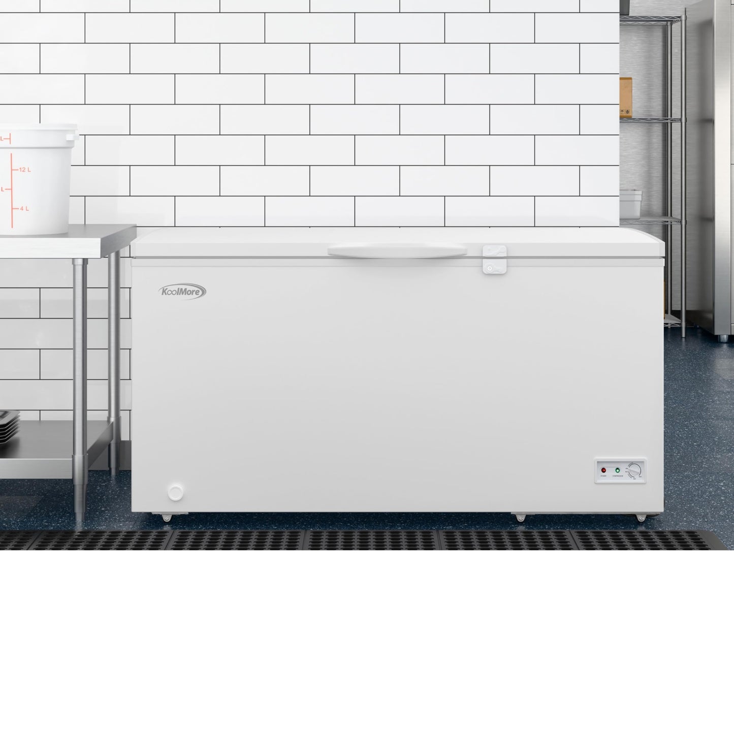 KoolMore SCF-20C Chest Freezer, 20 cu. Ft, White