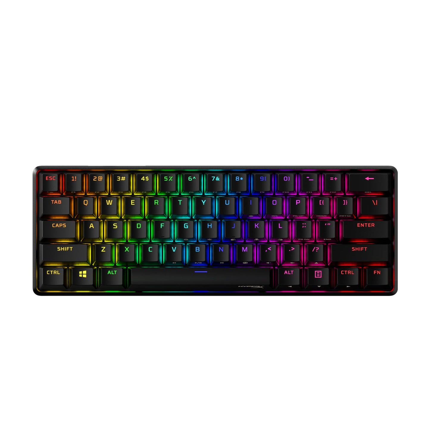 HyperX Alloy Origins 65 - Mechanical Gaming Keyboard – Compact 65% Form Factor - Linear Red Switch - Double Shot PBT Keycaps - RGB LED Backlit - NGENUITY Software Compatible,Black