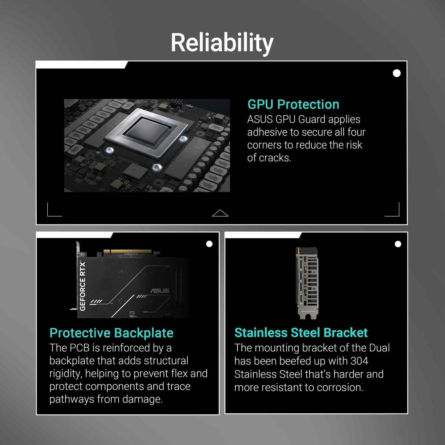ASUS Dual NVIDIA GeForce RTX™ 5050 8GB GDDR6 (PCIe 5.0, 8GB GDDR6, DLSS 4, HDMI 2.1b, DisplayPort 2.1b, 2-Slot, Axial-tech Fan Design, 0dB Technology, Dual BIOS), 3 Year Warranty