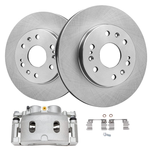 Detroit Axle - Front Brake Kit for 2010-21 Ford Expedition F-150 Lincoln Navigator Disc Brake Rotors Ceramic Brakes Pads 2011 2012 2013 2014 2015 2016 2017 2018 2019 2020 Replacement
