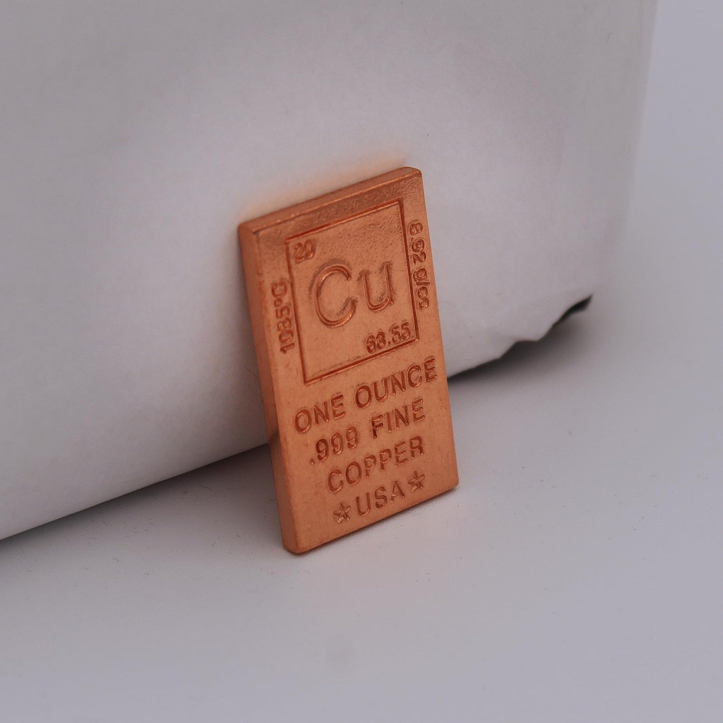 1 oz Silver Plated Bar (Flat Style) .999 Pure Paperweight - Element Design with Certificate of Authenticity