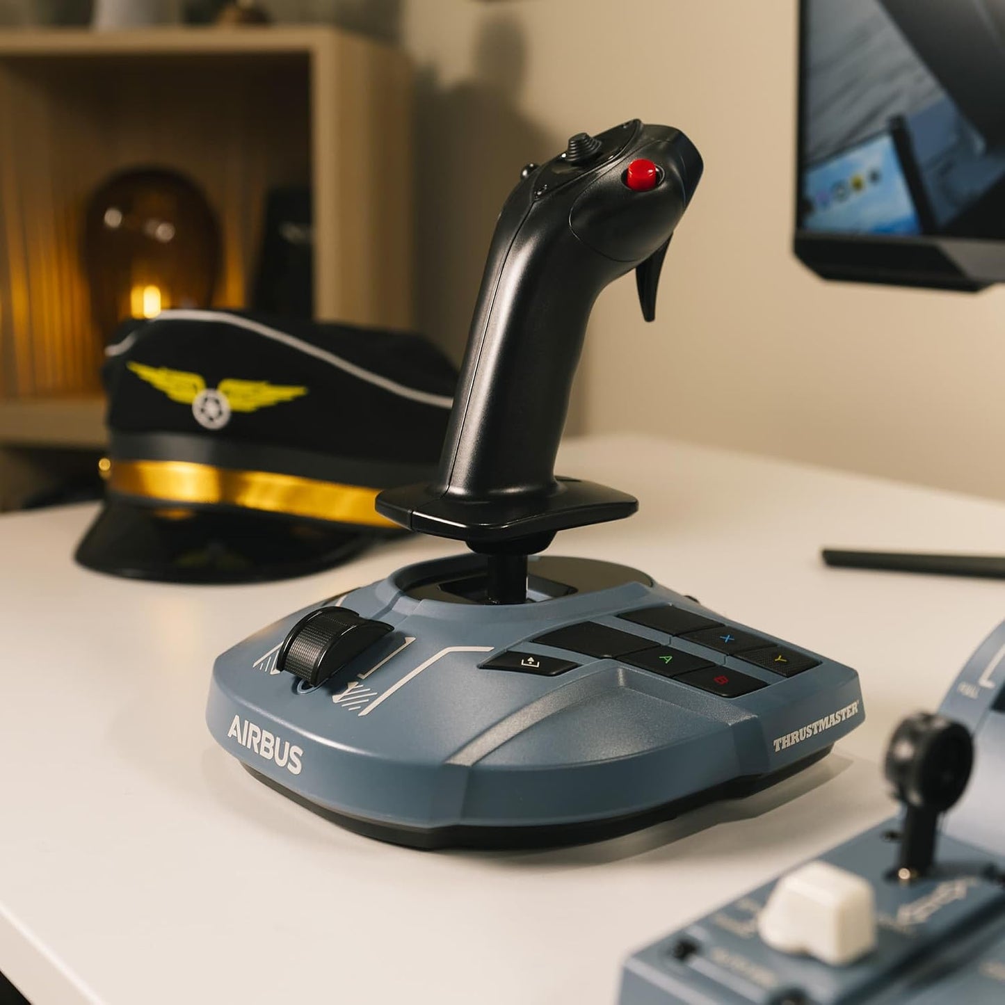 Thrustmaster TCA Captain Pack X Airbus Sidestick & Throttle - XBOX & PC | A320 1:1 replica, 14 remappable buttons, thrust reverser, twist rudder, 31 mappable quadrant buttons, 4 axes, for MSFS