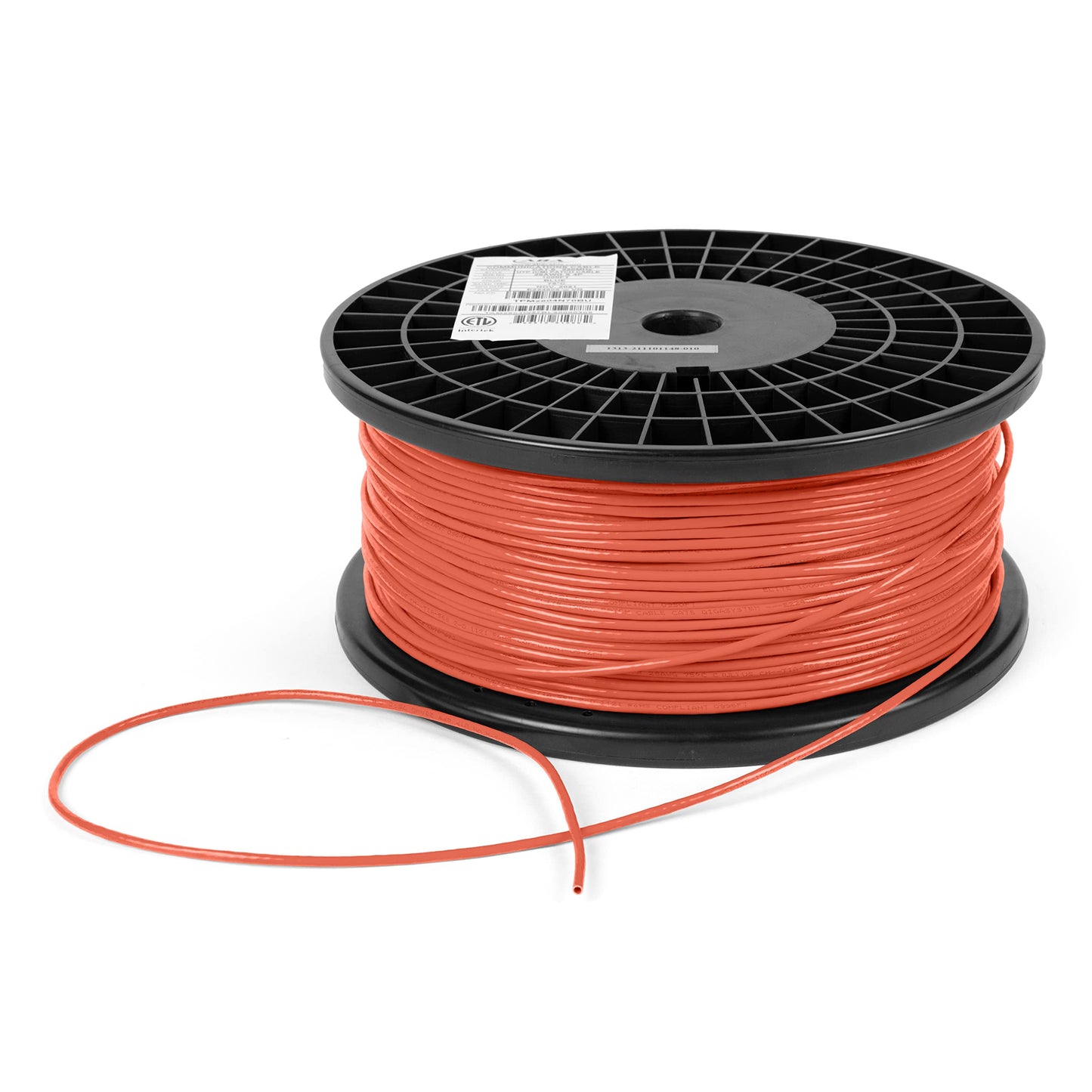 Elite Cat6 Stranded 28AWG (cm Rated) - Ultra Slim Ethernet, 1000ft, Unshielded Twisted Pair (UTP), Pure Stranded Copper, UL Listed, Ultra Flexible, Reel, Blue | Create Custom Patch Cables