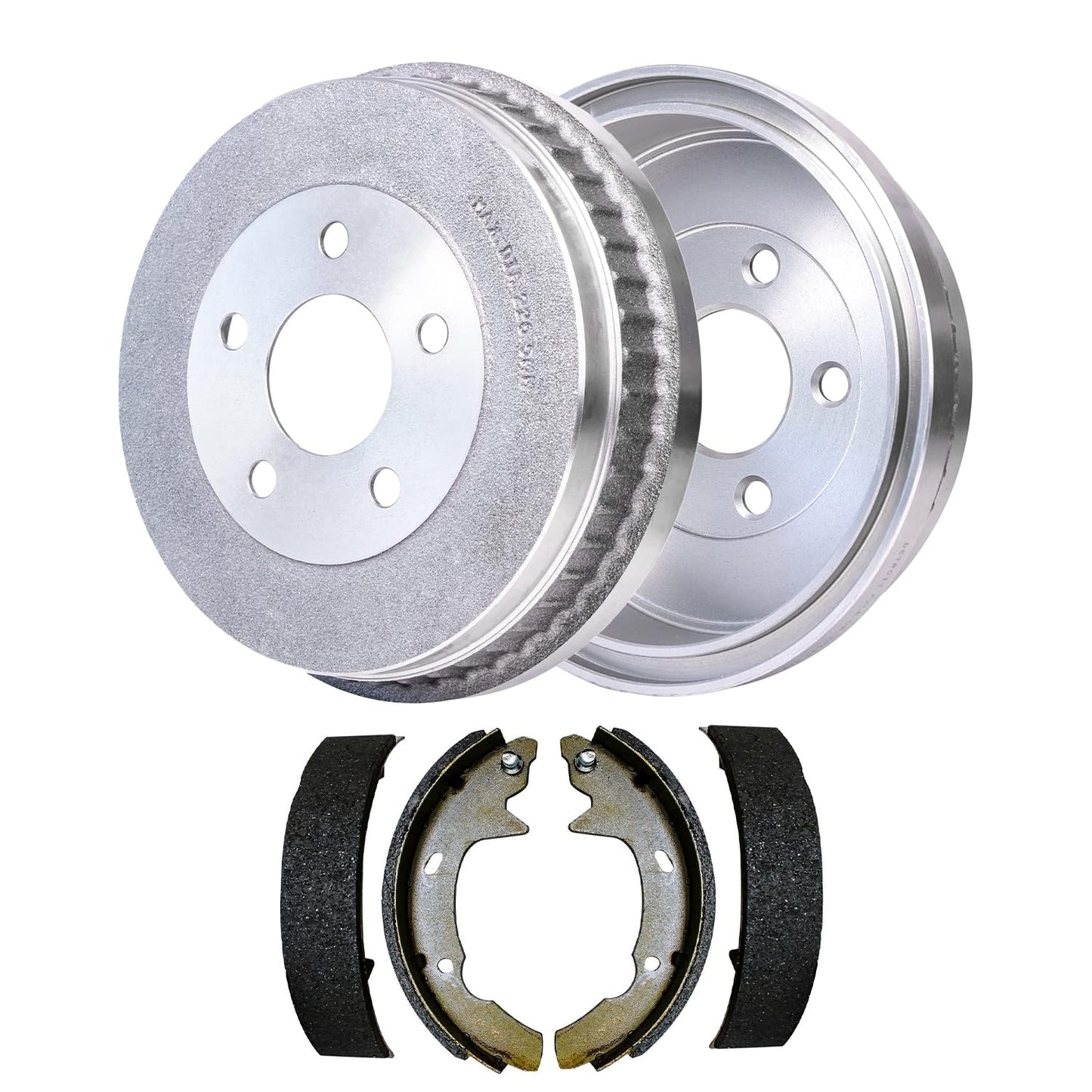 Detroit Axle - Kit de freno delantero para Chrysler 200 Sebring Dodge Avenger Caliber Jeep Compass Patriot Rotores de freno de cerámica Reemplazo de pastillas de freno : rotores delanteros de 11.57