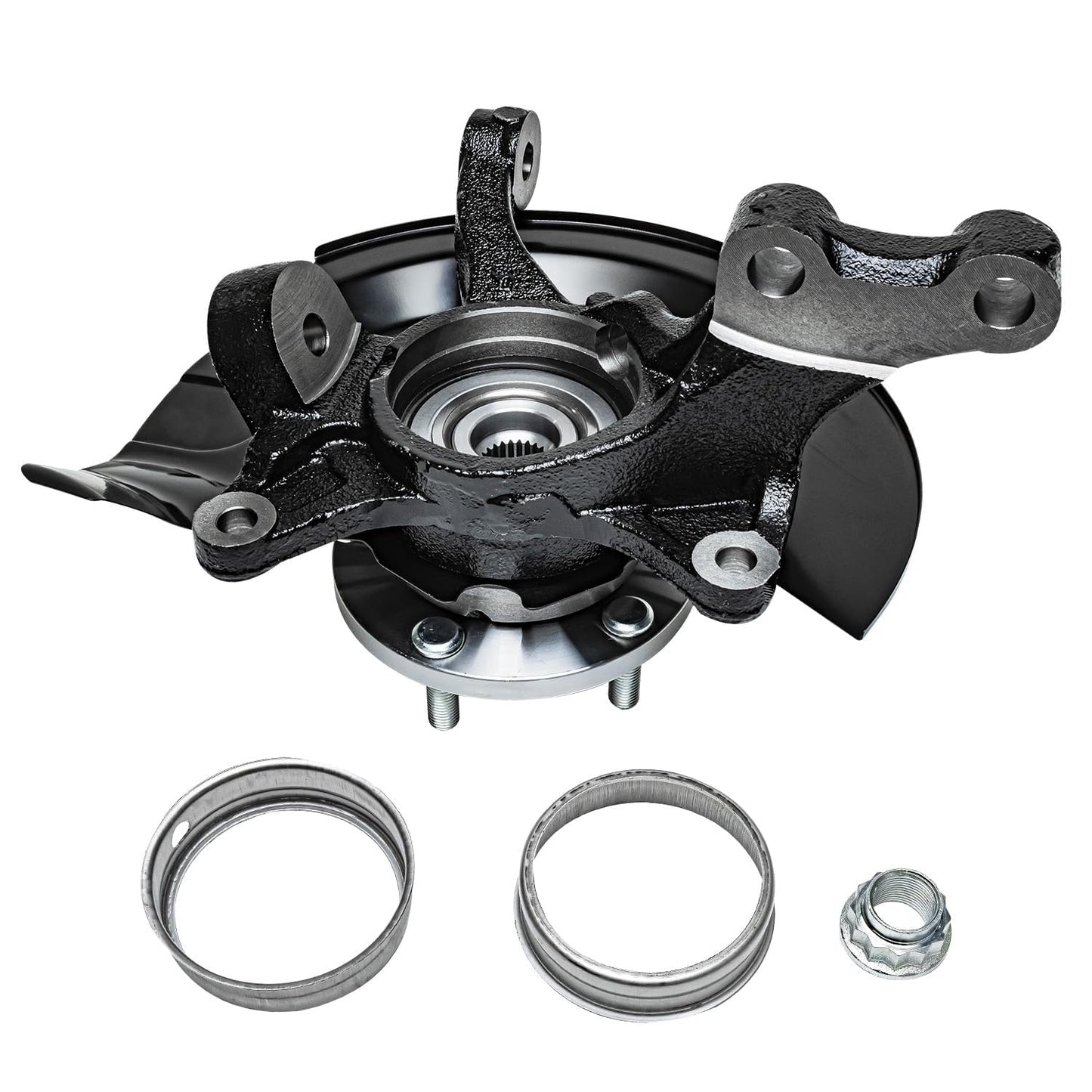 Detroit Axle - 6pc Rear Brake Kit for 2005-2016 Honda CR-V 2010-2018 RDX 2010 2011 2012 2013 2014 2015 2016 Disc Brake Rotors Ceramic Brakes Pads Replacement