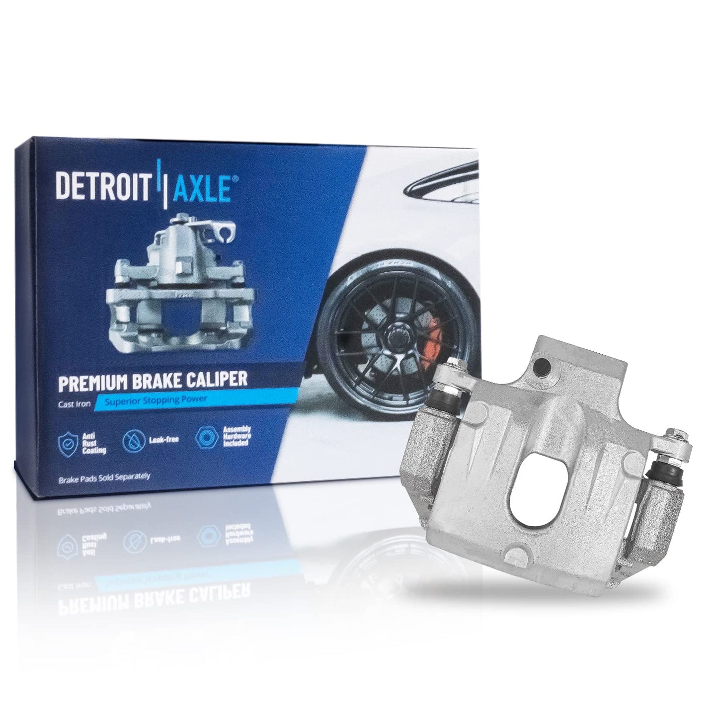 Detroit Axle - Front Brake Kit for 06-11 Honda Civic 2006 2007 2008 2009 2010 2011 Disc Brake Rotors Ceramic Brakes Pads Replacement Brake Kit
