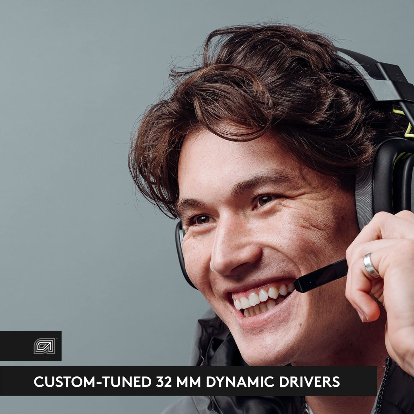 Logitech G Astro A10 Gen 2 Cross-Platform Wired Gaming Headset - Grey | 3.5mm Headphone Jack, 32mm Drivers, Flip-to-Mute Mic, Over-Ear Cup Design