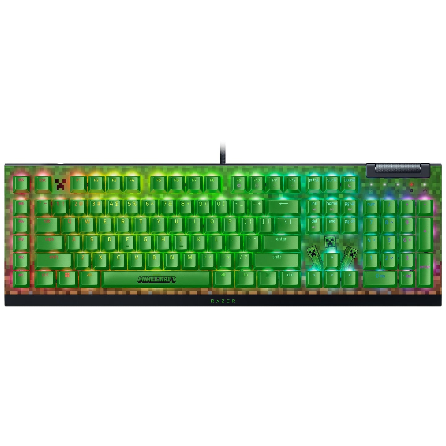 Razer BlackWidow V4 X Mechanical Gaming Keyboard: Yellow Switches Linear & Silent - 6 Macro Keys - Chroma RGB - Doubleshot ABS Keycaps - Roller & Media Keys - Snap Tap