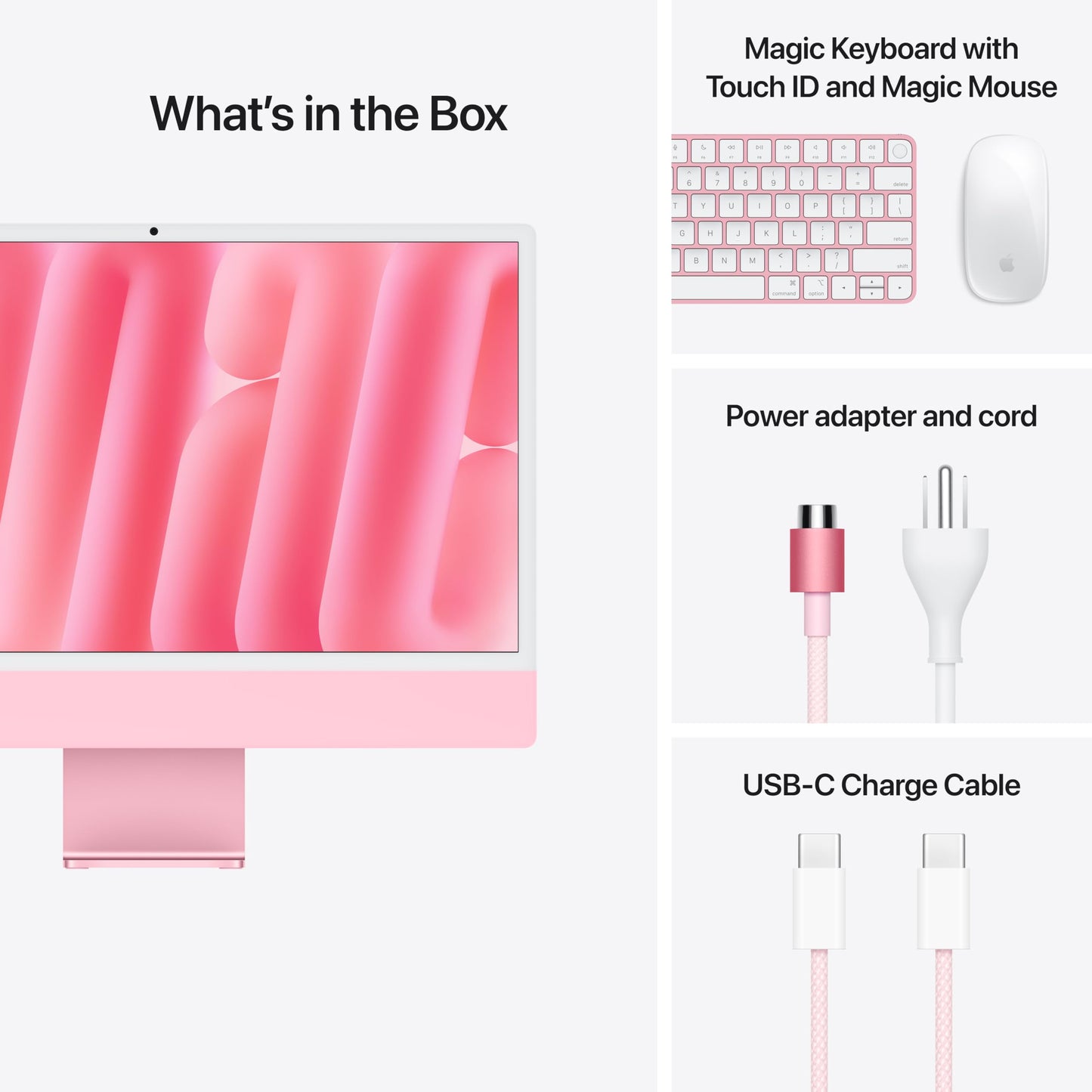 Apple 2024 iMac All-in-One Desktop Computer with M4 chip with 10-core CPU and 10-core GPU: Built for Apple Intelligence, 24-inch Retina Display, 24GB Unified Memory, 512GB SSD Storage; Silver