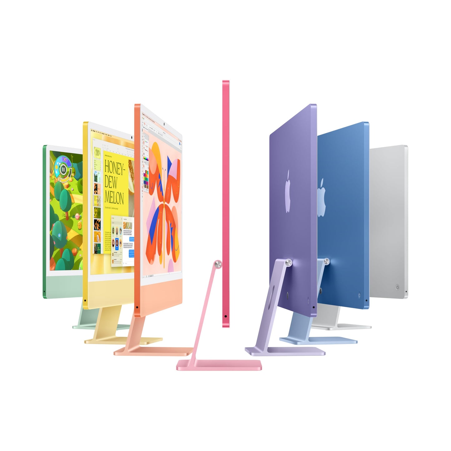 Apple 2024 iMac All-in-One Desktop Computer with M4 chip with 10-core CPU and 10-core GPU: Built for Apple Intelligence, 24-inch Retina Display, 24GB Unified Memory, 512GB SSD Storage; Silver