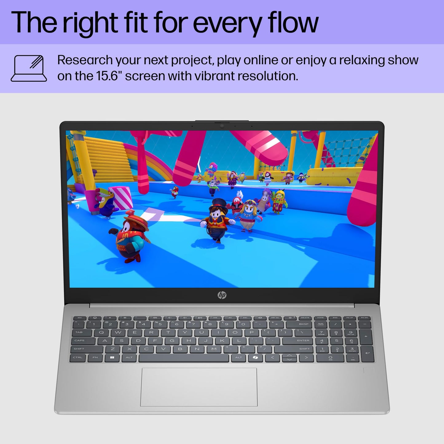 HP 15.6 inch Laptop, HD Touchscreen Display, AMD Ryzen 3 7320U, 8 GB RAM, 128 GB SSD, AMD Radeon Graphics, Windows 11 Home in S Mode, Natural Silver, 15- fc0099nr