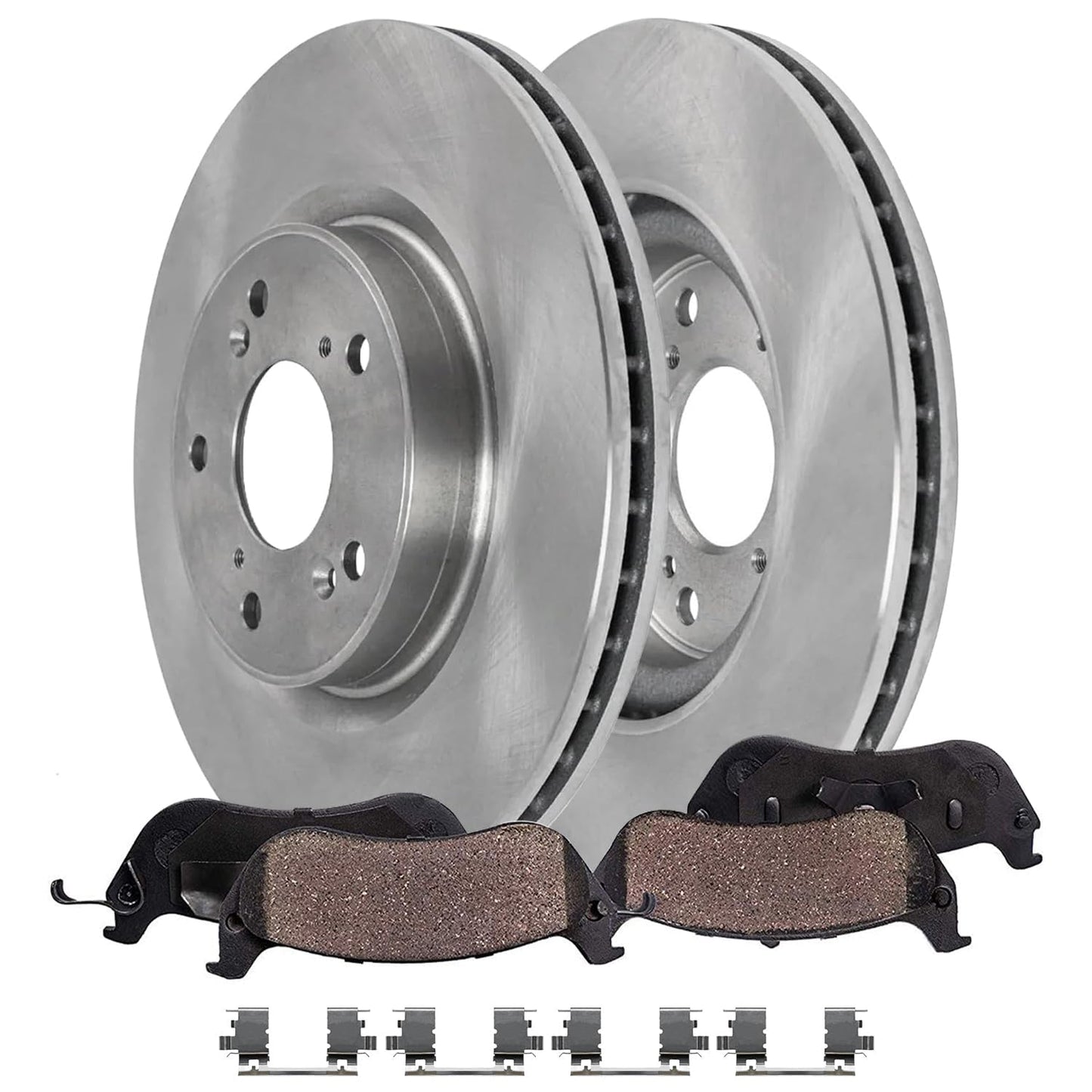 Detroit Axle - Rear Brake Kit for Nissan Altima Maxima Juke Sentra Disc Brake Rotors and Ceramic Brakes Pads Replacement: 11.46" inch Rotor