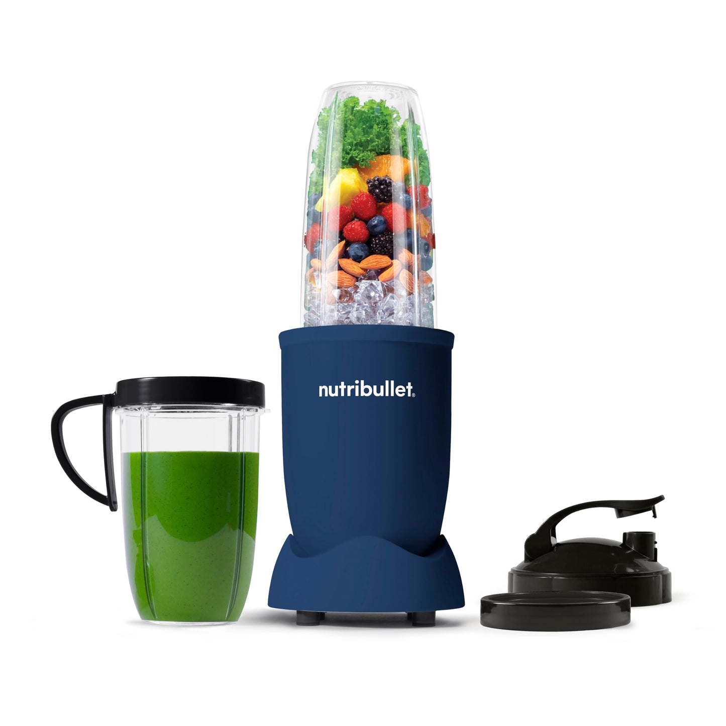 Nutribullet Personal Blender, Shakes, Smoothies, Food Prep, and Frozen Blending, 24 Ounces, 600 Watt, Dark Gray, NBR-0601WM