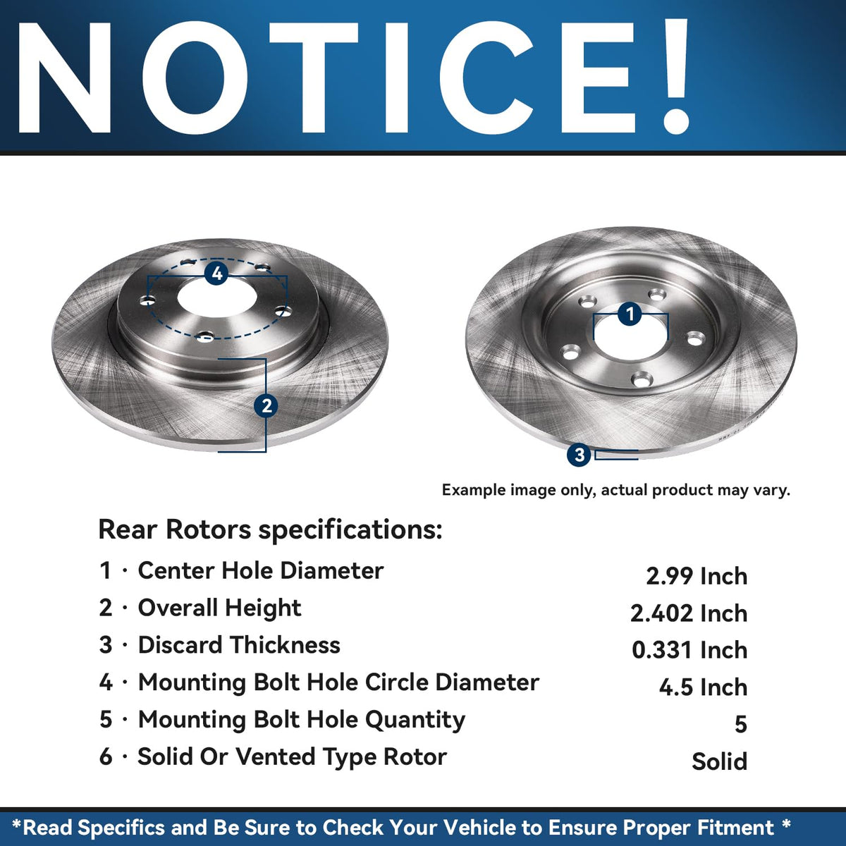 Detroit Axle - Front Brake Kit for Chevy GMC Silverado Suburban Express