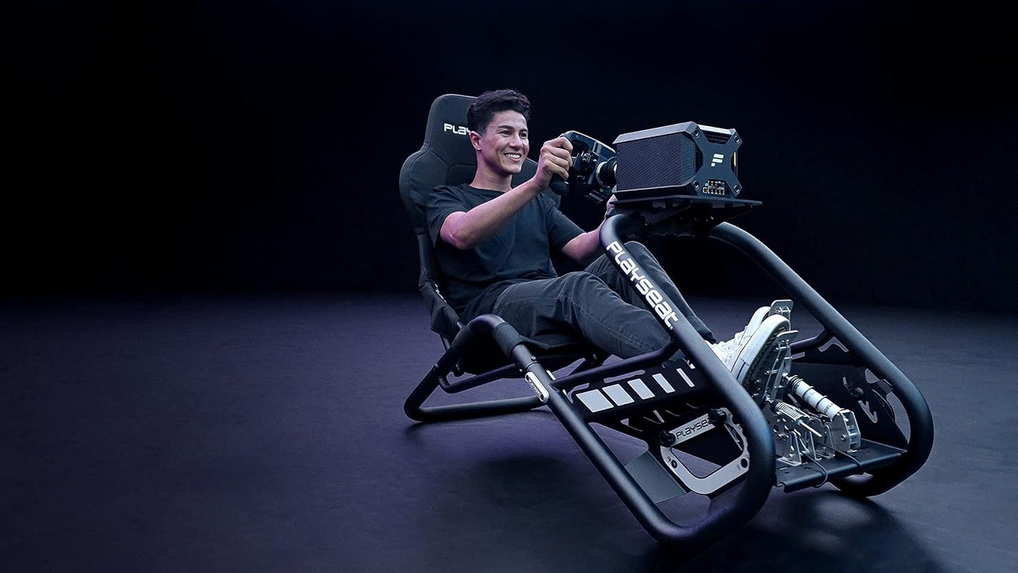 PLAYSEAT Trophy Sim Racing Cockpit | High Performance Racing Simulator Cockpit | Supports Direct Drive | Compatible with All Steering Wheels & Pedals on the Market | Supports PC & Console | Black
