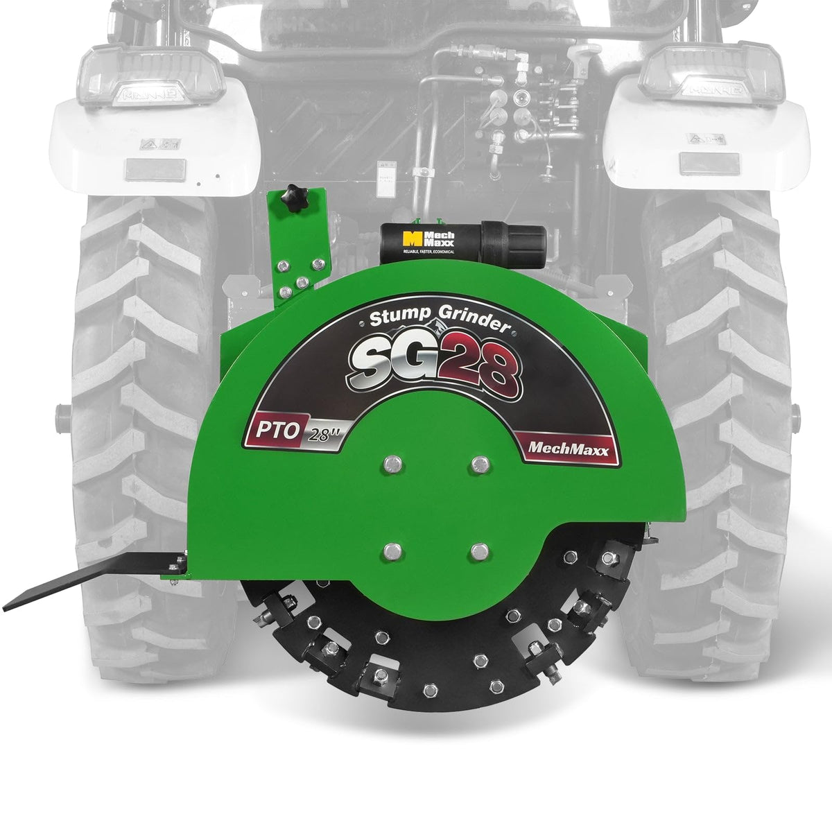 MechMaxx 24" Heavy Duty PTO Powered Stump Root Grinder