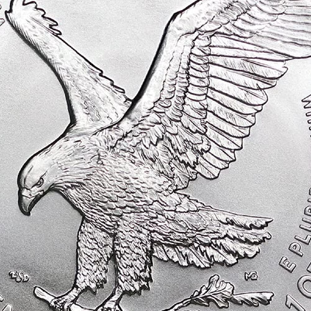 1986 - Present (Random Year) Lot of (5) 1 oz Silver American Eagle Coins Brilliant Uncirculated (Type 1 or 2) with Certificates of Authenticity $1 Seller BU