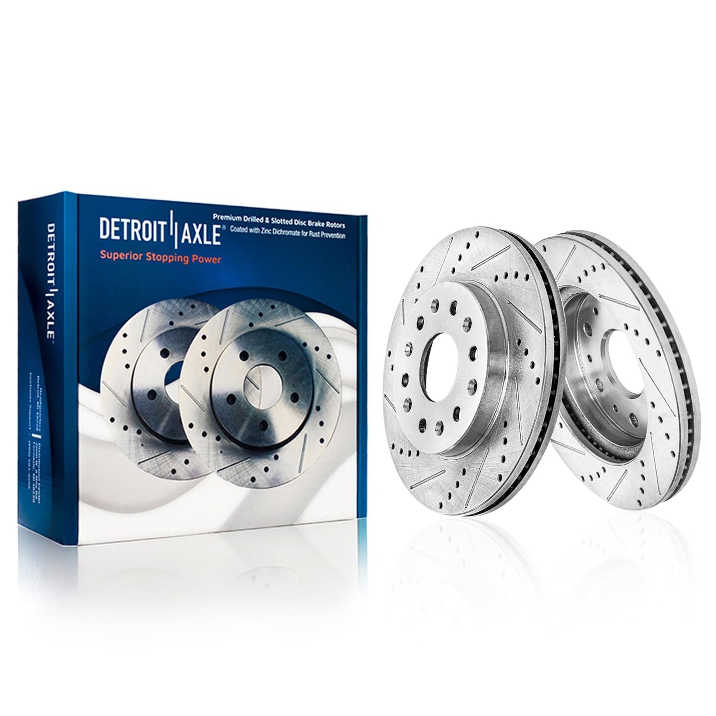 Detroit Axle - Brake Kit for 2013-2025 Nissan Altima Disc Brake Rotors Ceramic Brakes Pads 2014 2015 2016 2017 2018 2019 2020 2021 2022 2023 2024 Replacement: 11.65" inch Front 11.46" inch Rear Rotor