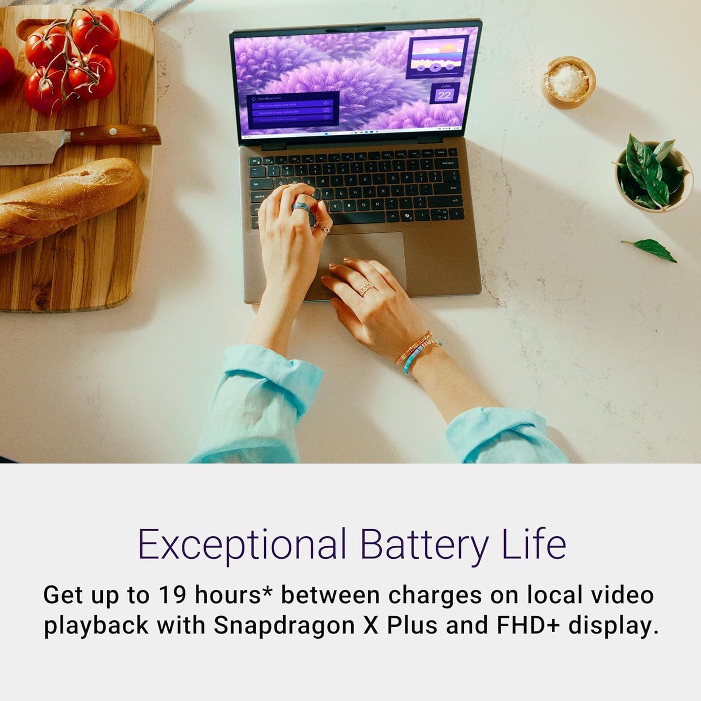 Dell Copilot + Inspiron 14 PC 5441 AI Laptop, 14 inch FHD+ (1920x1200) Display, Snapdragon X Plus, 16GB LPDDR5X RAM, 1TB SSD, Qualcomm Adreno, Backlit KB, Windows 11 Home, W/128GB PSD