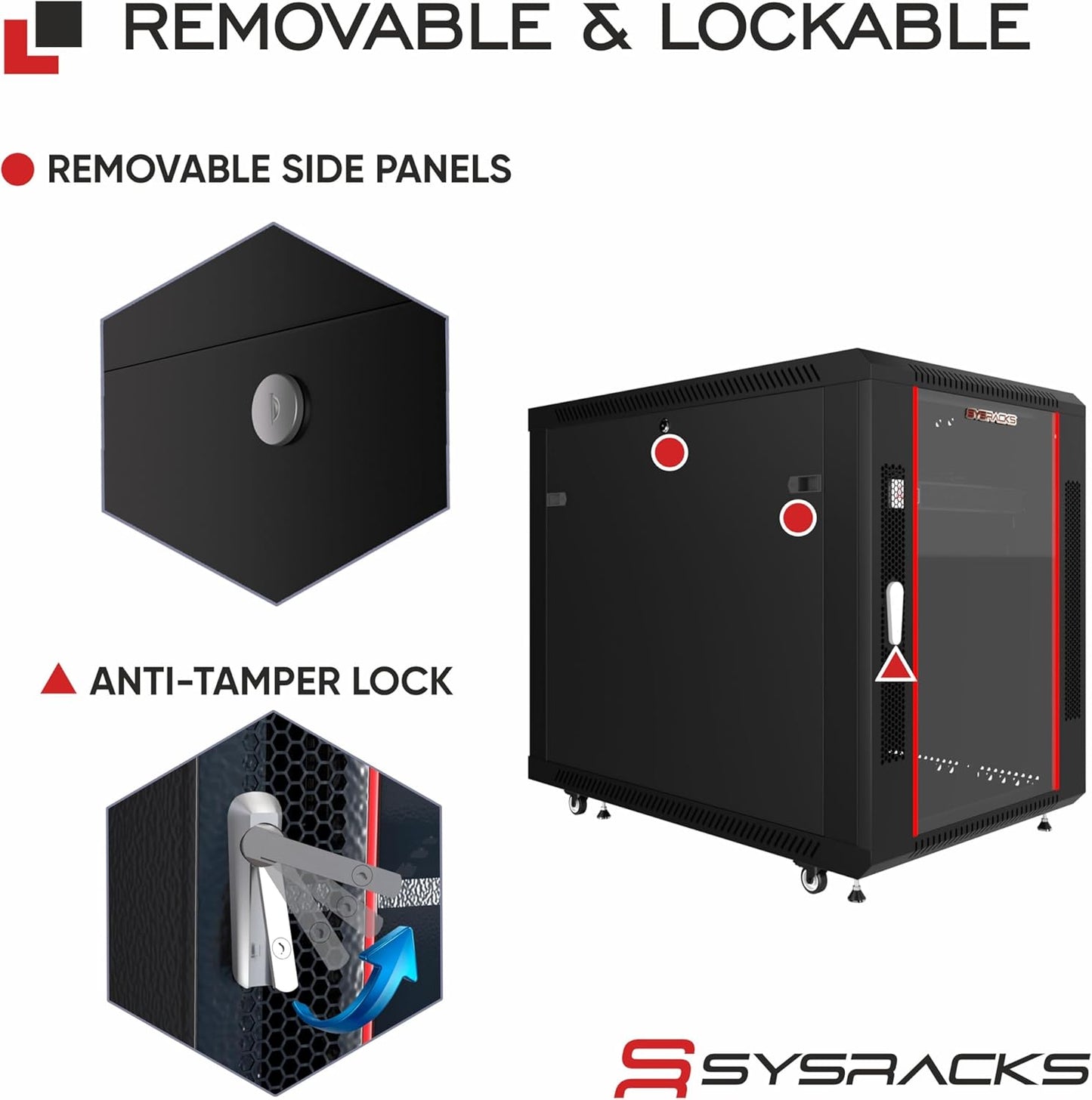 12U Server Rack Cabinet 35" Deep, Pre-Configured Network Enclosure on Wheels with PDU, Fan & Shelf, Lockable IT Rack for Small Business, Office & AV Equipment