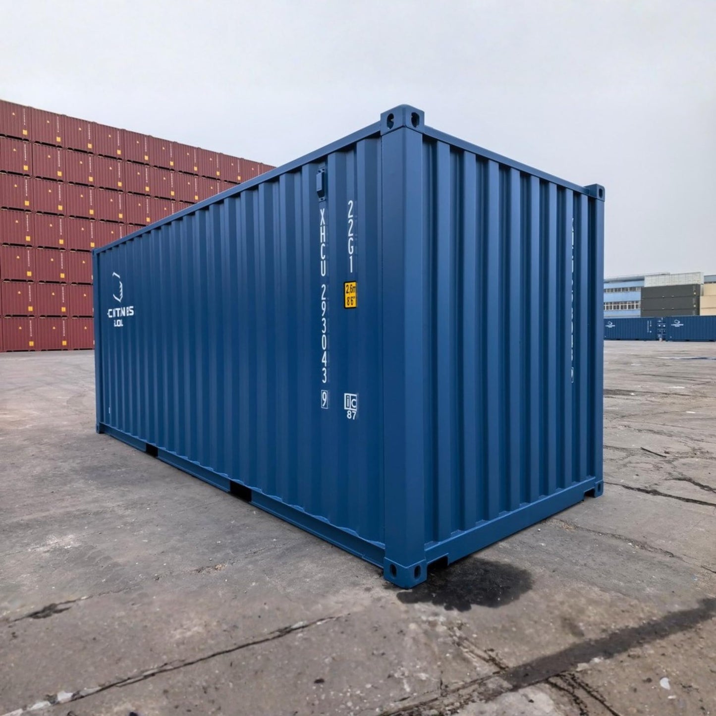 ECONTAINERS Shipping Container 40FT HC New | Steel Storage, Transport and Construction Container (40ft)