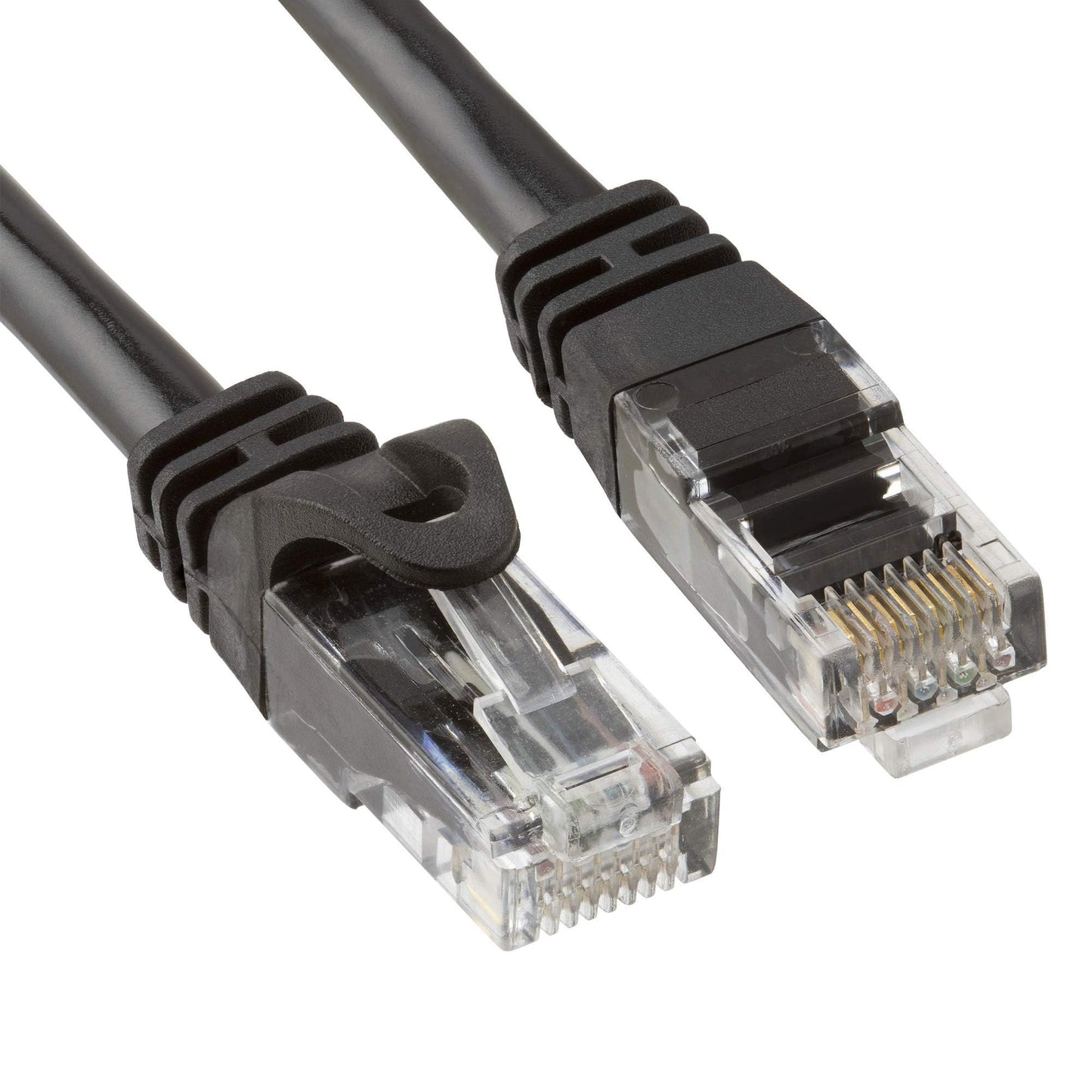 Cmple - RJ45 Cat-6 Ethernet Patch Internet Cable, High Speed Cat6 Network Cable 10 Gigabit, Cat 6 Ethernet LAN Cord with Gold Plated RJ45 Connectors - 5 Feet Yellow