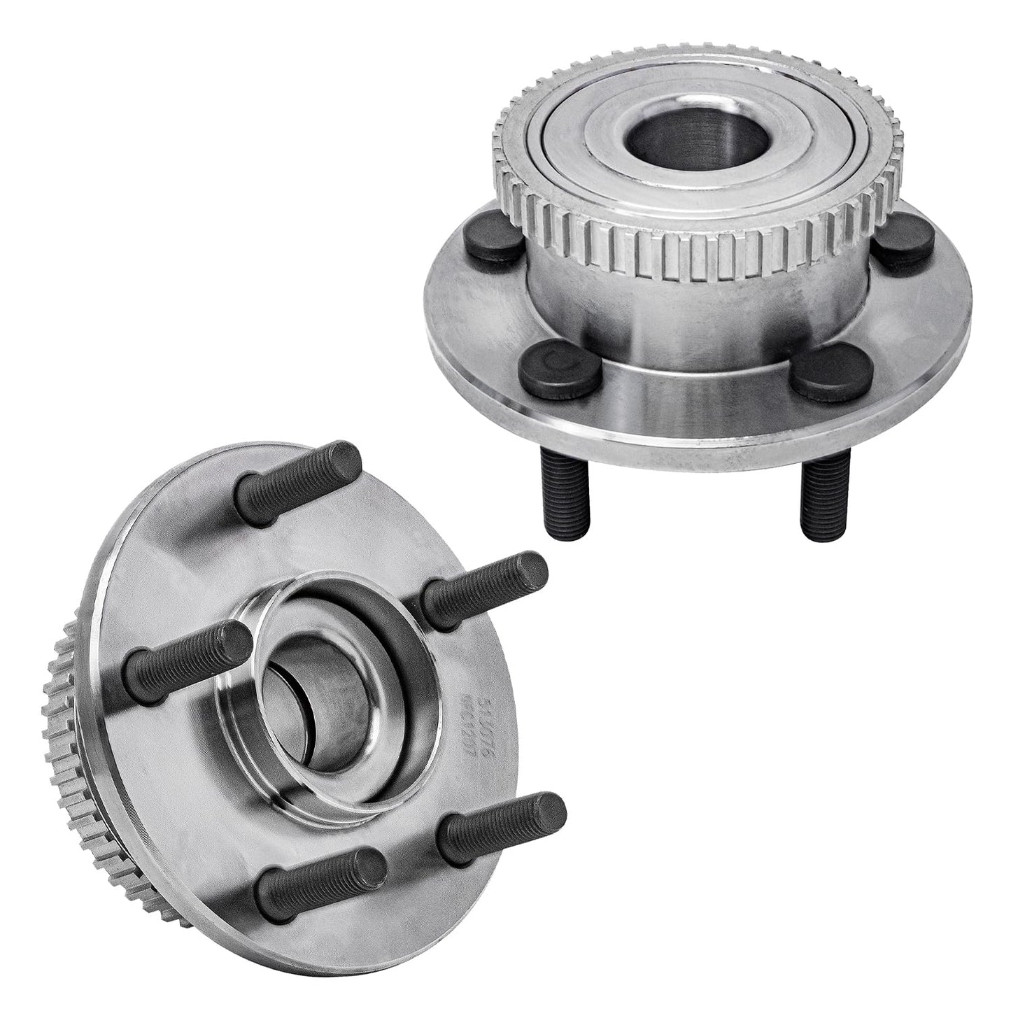 Detroit Axle - Pair 2WD Front Wheel Bearing Hub Assembly for 99-06 Chevy Silverado Sierra 1500, 00-06 Suburban 1500 Tahoe Yukon GMC Yukon XL 1500, 02-06 Cadillac Escalade 6 Lugs [with ABS]