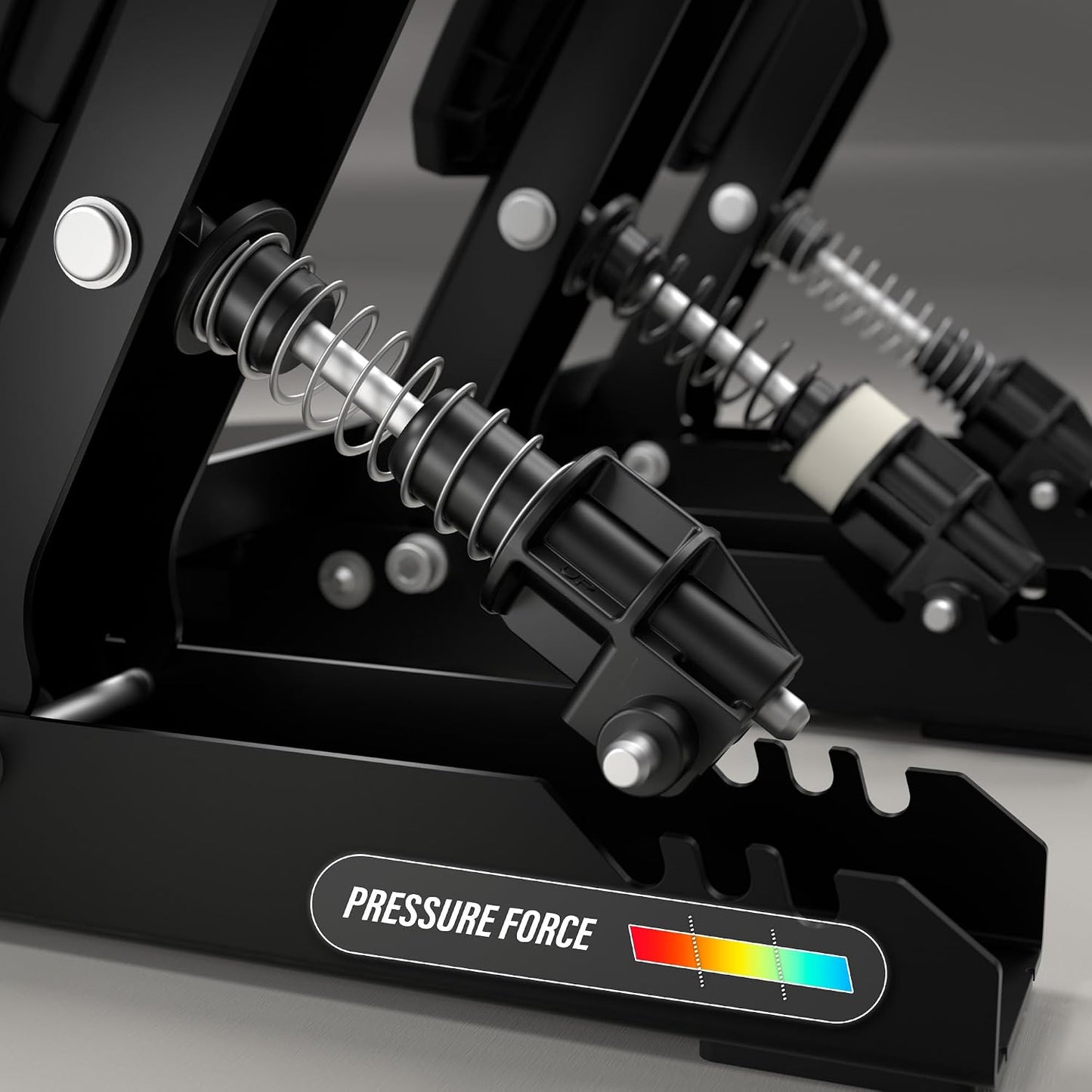Thrustmaster Raceline Pedals III Modular Sim Racing Pedals - PS5, XBOX & PC | 3-pedal all-metal build, H.E.A.R.T sensors, 3 pressure adjustments, multiple springs, non-slip pads, load-cell upgrade ready