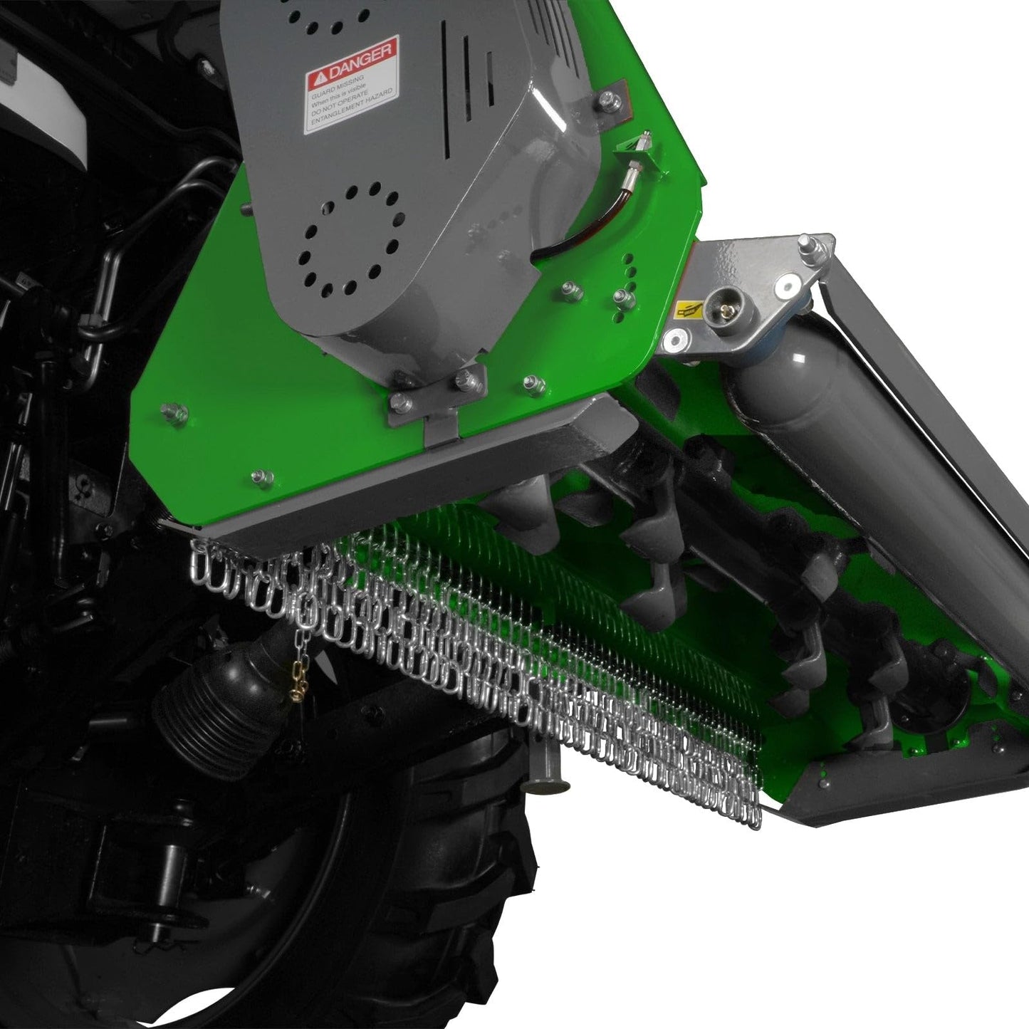 MechMaxx 60'' inch PTO Powered 3 Point Standard Duty Flail Mower for 15-35hp Tractor, NOT Suitable for Quick Hitch, Model EFS60 Orange